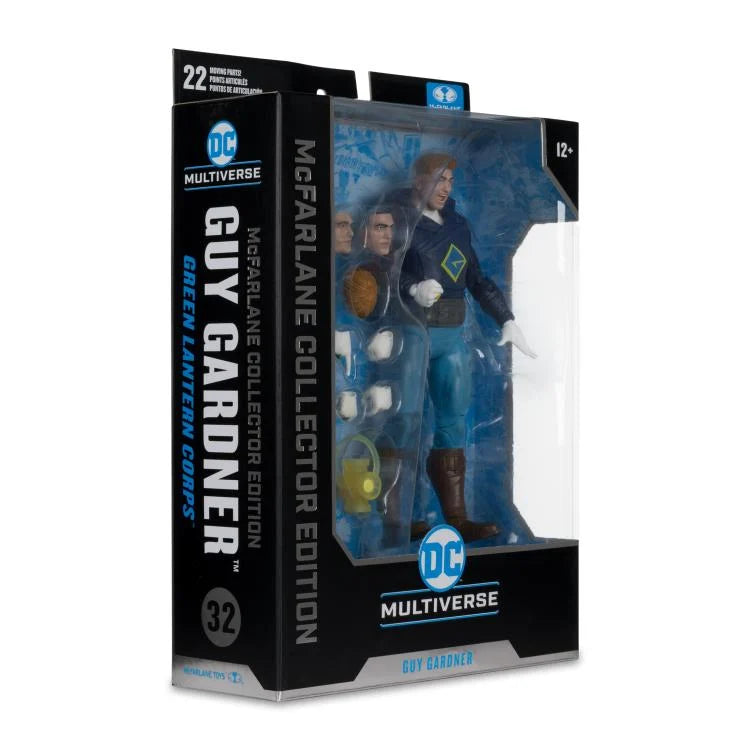 Guy Gardner Platinum Edition Chase Green Lantern Corps DC Multiverse Collector Action Figure #32 - Perfect for DC Comics Fans, Collectors & Display
