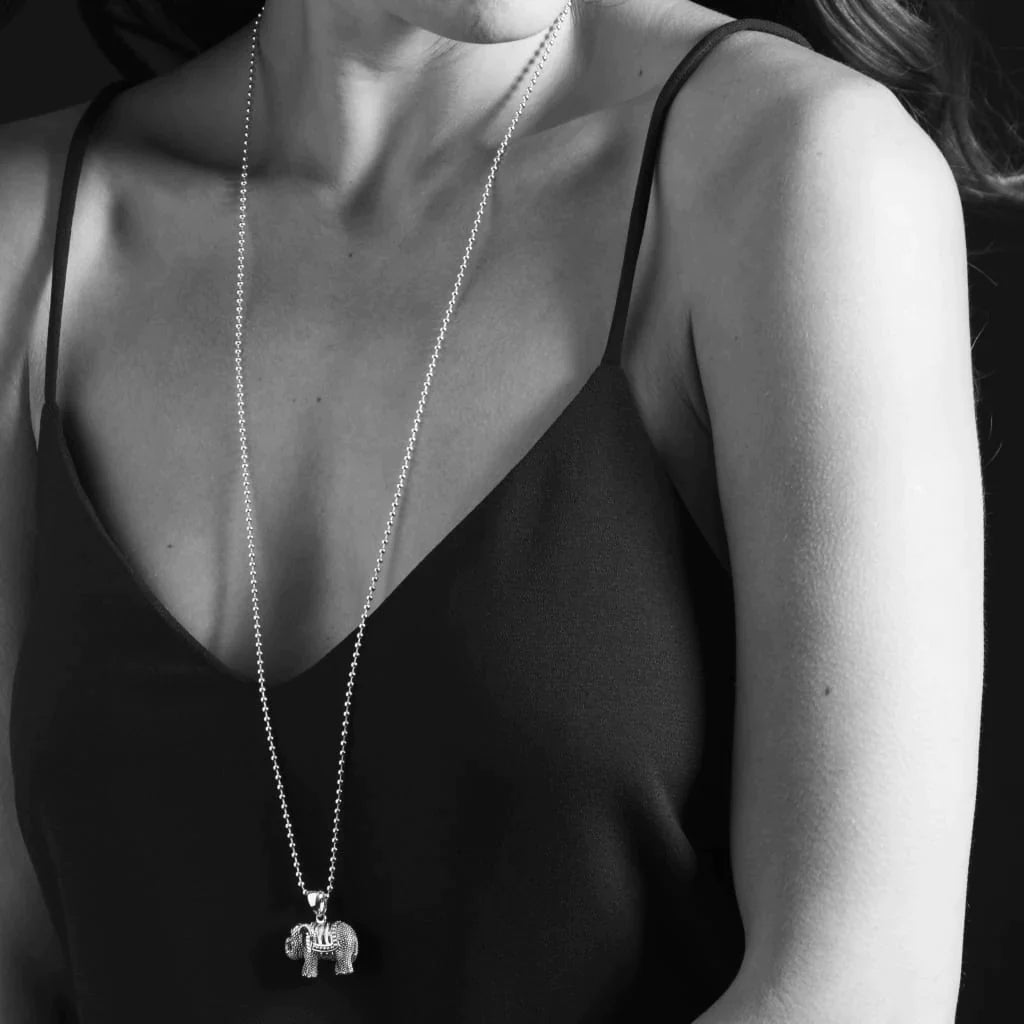 Elephant Pendant Necklace - Sterling Silver Elephant Jewelry for Women, Dainty Animal Necklace for Everyday Wear - Perfect Gift for Birthday, Anniversary & Special Occasions