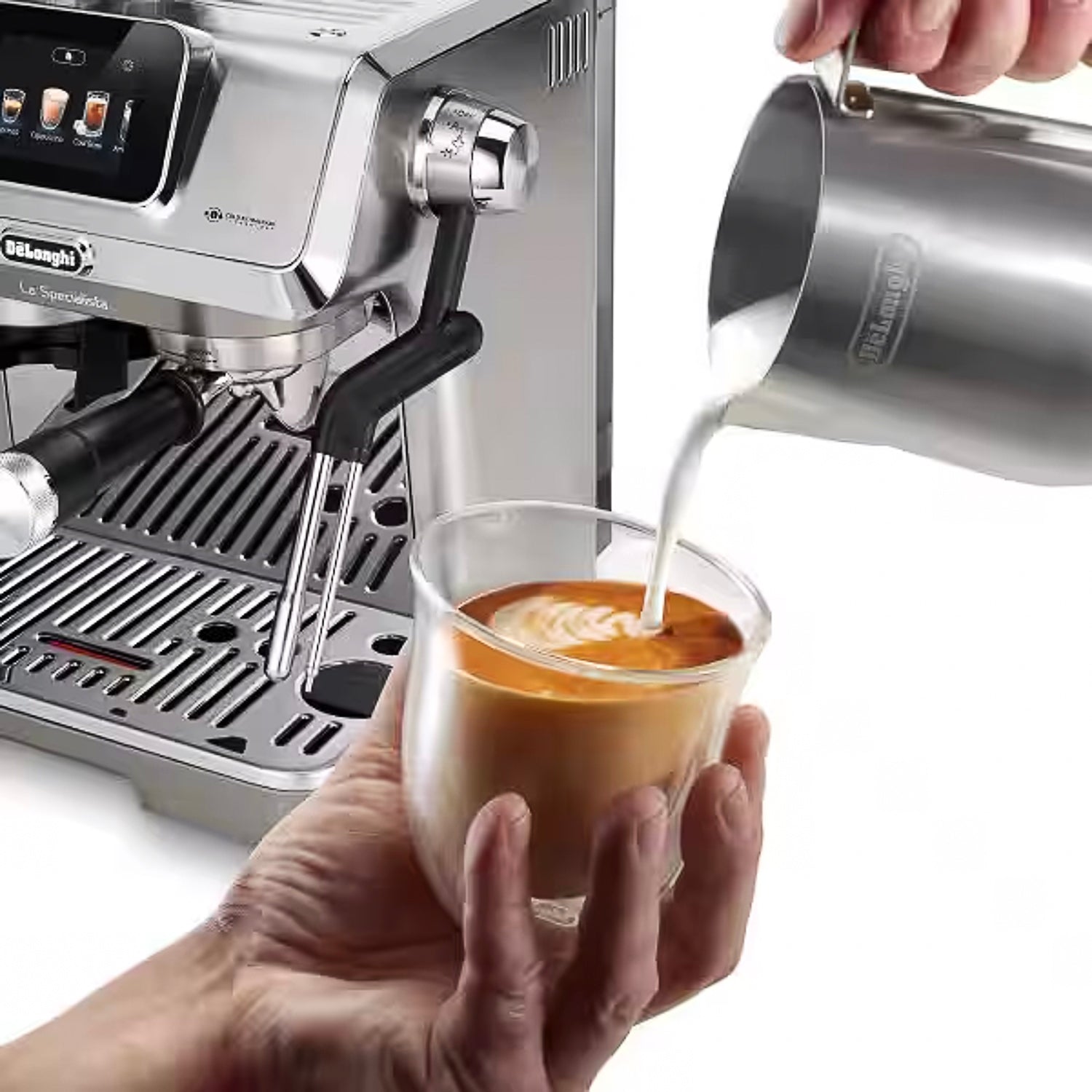 DeLonghi La Specialista Touch Espresso Machine EC9455M - Professional Coffee Maker for Home Baristas, Perfect for Latte & Cappuccino Lovers