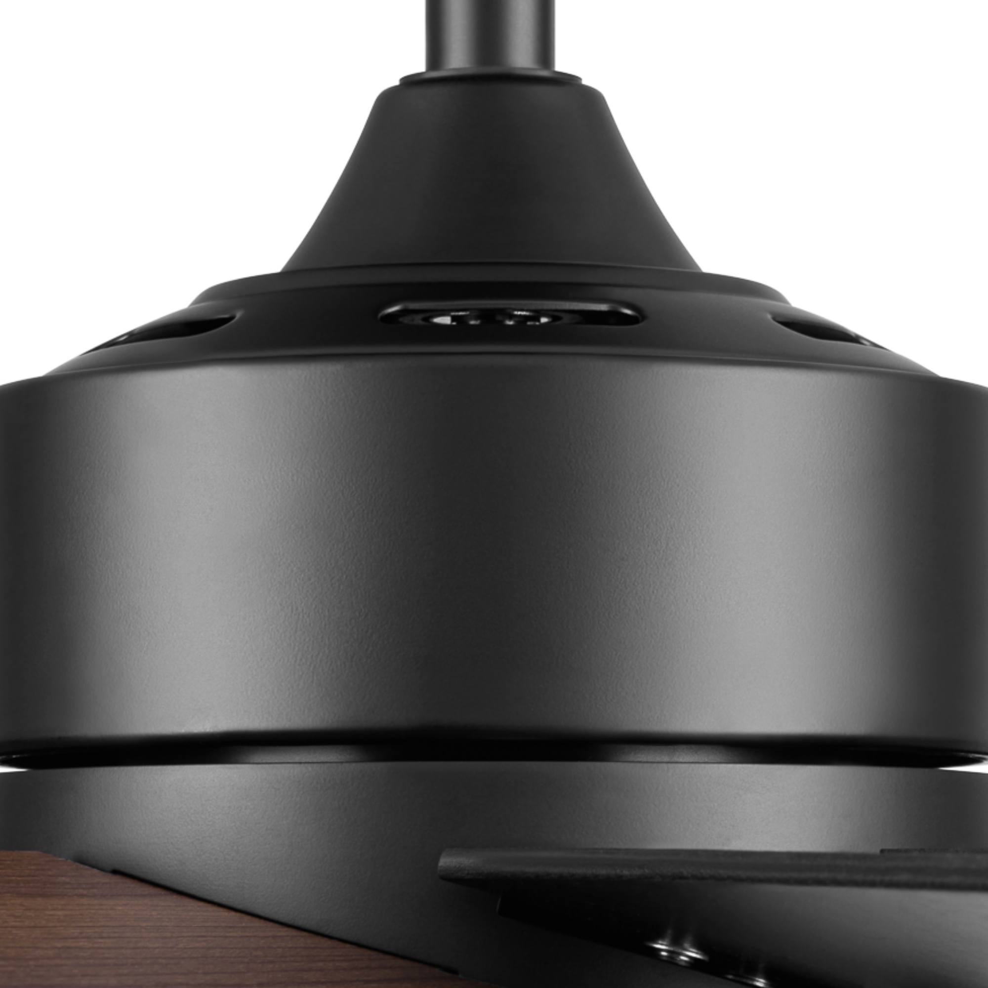 62 Inch Honeywell Kildee Matte Black Smart Ceiling Fan with Color Changing LED Light, Remote Control - Perfect for Living Room, Bedroom & Outdoor Patio