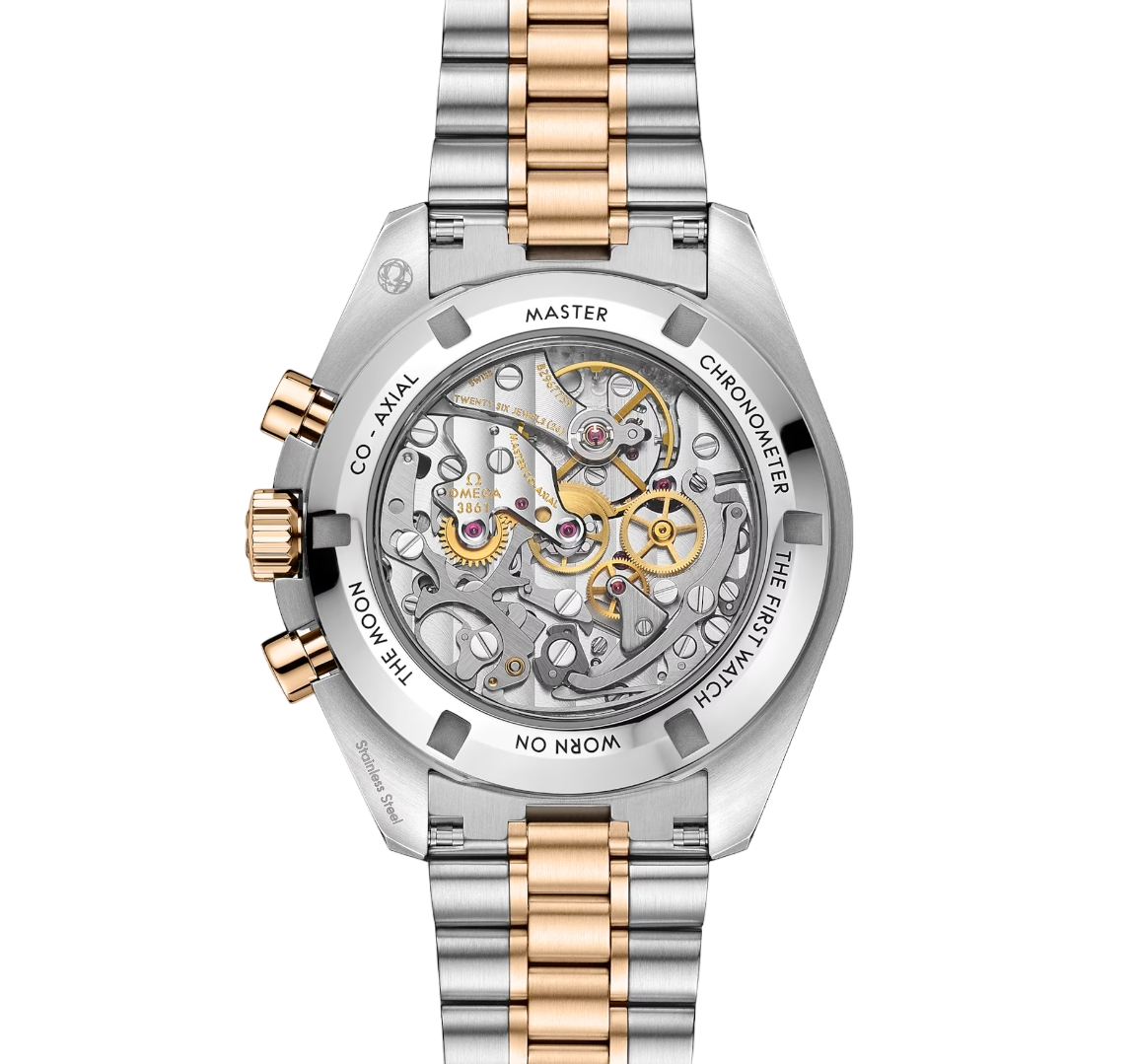 Omega Speedmaster Moonwatch Professional Chronograph Men's Watch - Stainless Steel & 18K Moonshine™ Gold & Ceramic - Perfect for Space Enthusiasts, Collectors & Luxury Watch Lovers