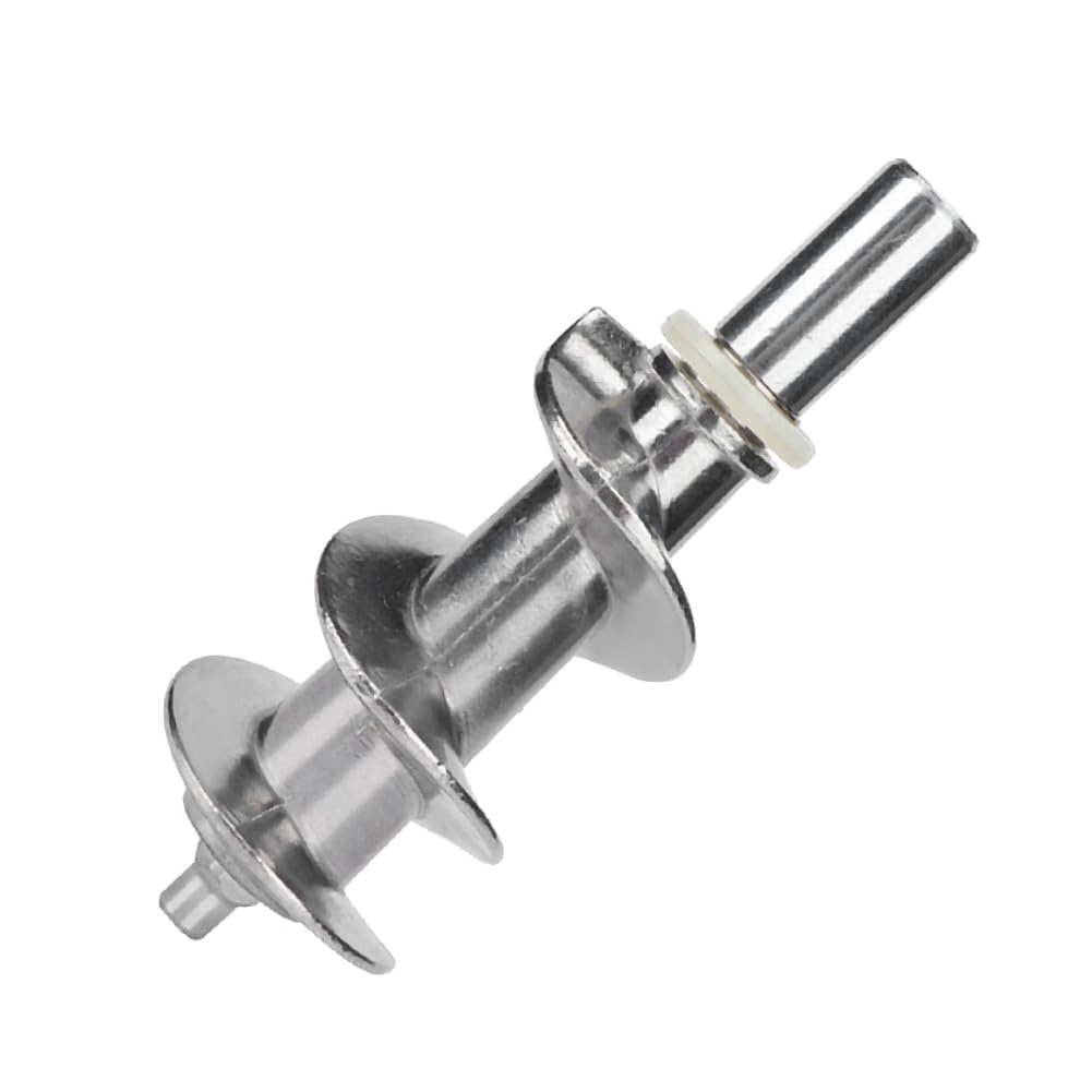 Stainless Steel Meat Grinder Auger & Mincer Screw Replacement for KitchenAid Mixers - Durable Food Chopper Attachment for Sausage, Tomato, Canning & Home Kitchen Use
