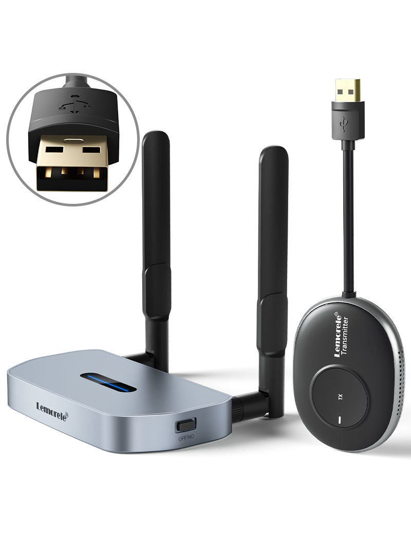 LEMORELE™ P3 Wireless HDMI Extender - 4K Streaming Video Receiver for Nintendo Switch, PS5, Xbox - Perfect for Gaming & Home Theater Setups