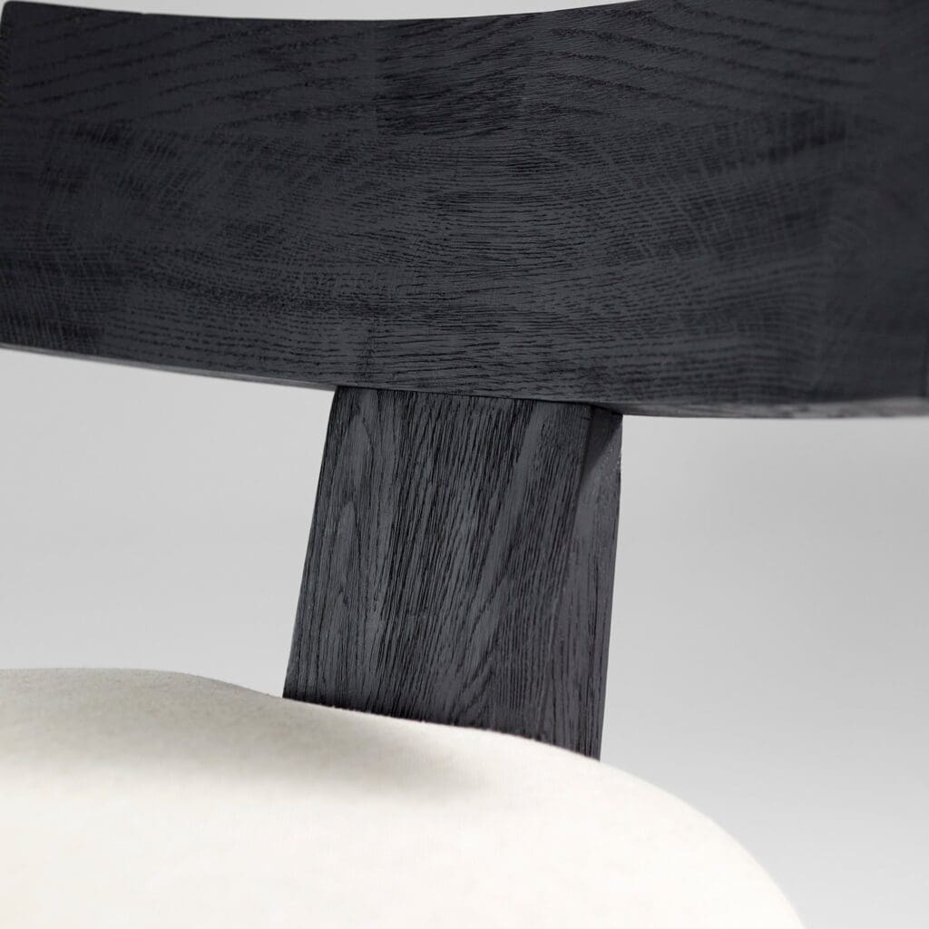 Cyan Design 11110 Black Counter Stool - Modern Bar Stool for Kitchen Island, Breakfast Nook & Home Decor