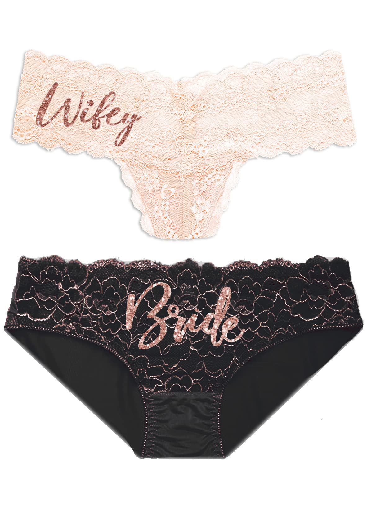 Sparkling Rhinestone Bridal Sash & Naughty Lingerie Set - Funny Bachelorette Party Gifts, Sexy Wedding Night Outfits for Bride - Perfect for Bachelorette Parties, Honeymoon & Romantic Getaways