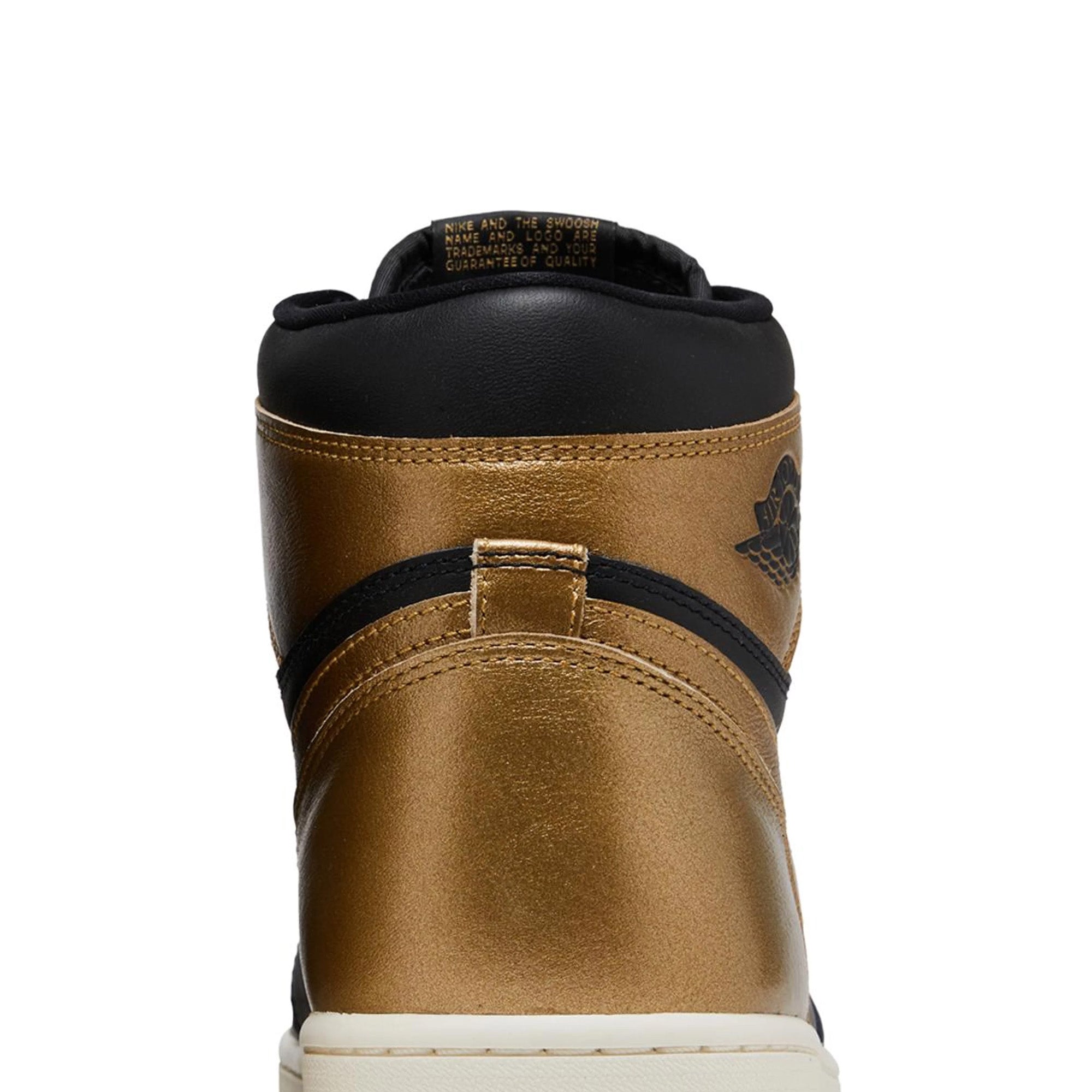Air Jordan 1 Retro High OG 'Black Metallic Gold' Sneakers (2024) - Men's Basketball Shoes for Streetwear & Casual Style