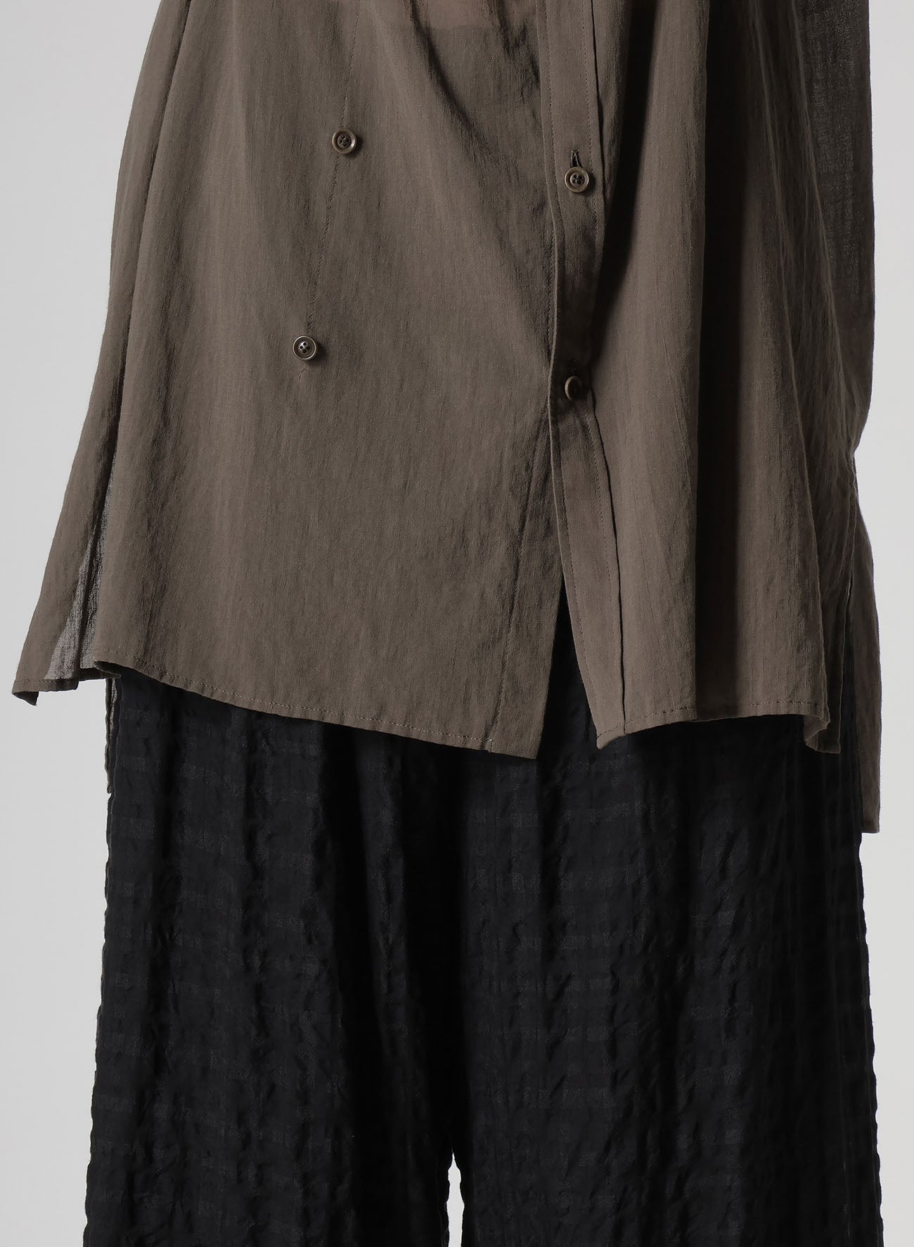 Soft Cotton Chiffon Right Front Double Layer Shirt for Women - Elegant & Breathable Blouse for Work, Date, and Casual Outfits