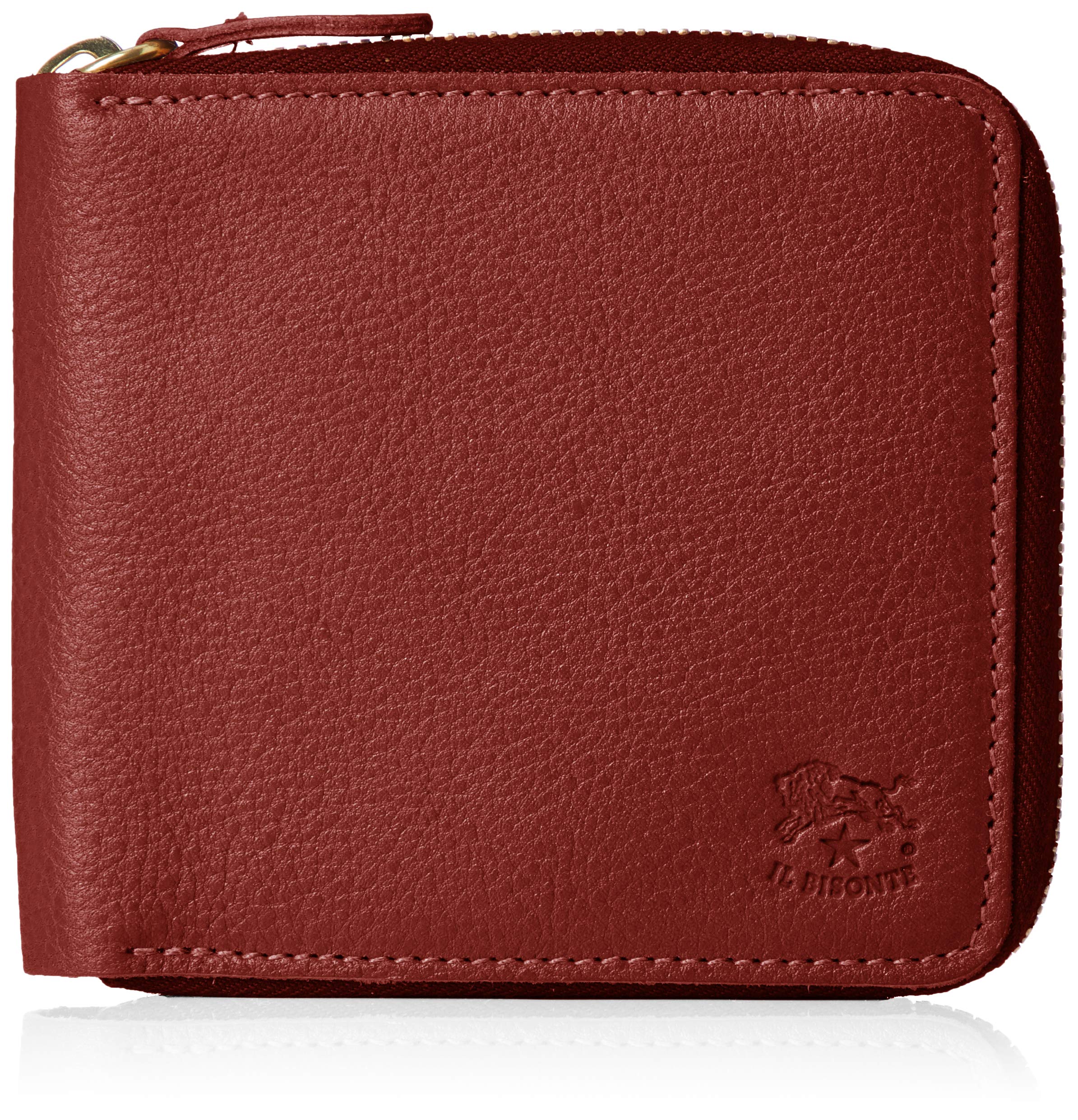 IL BISONTE Genuine Leather Men's Wallet - Slim Bifold RFID Blocking Credit Card Holder for Everyday Use & Travel