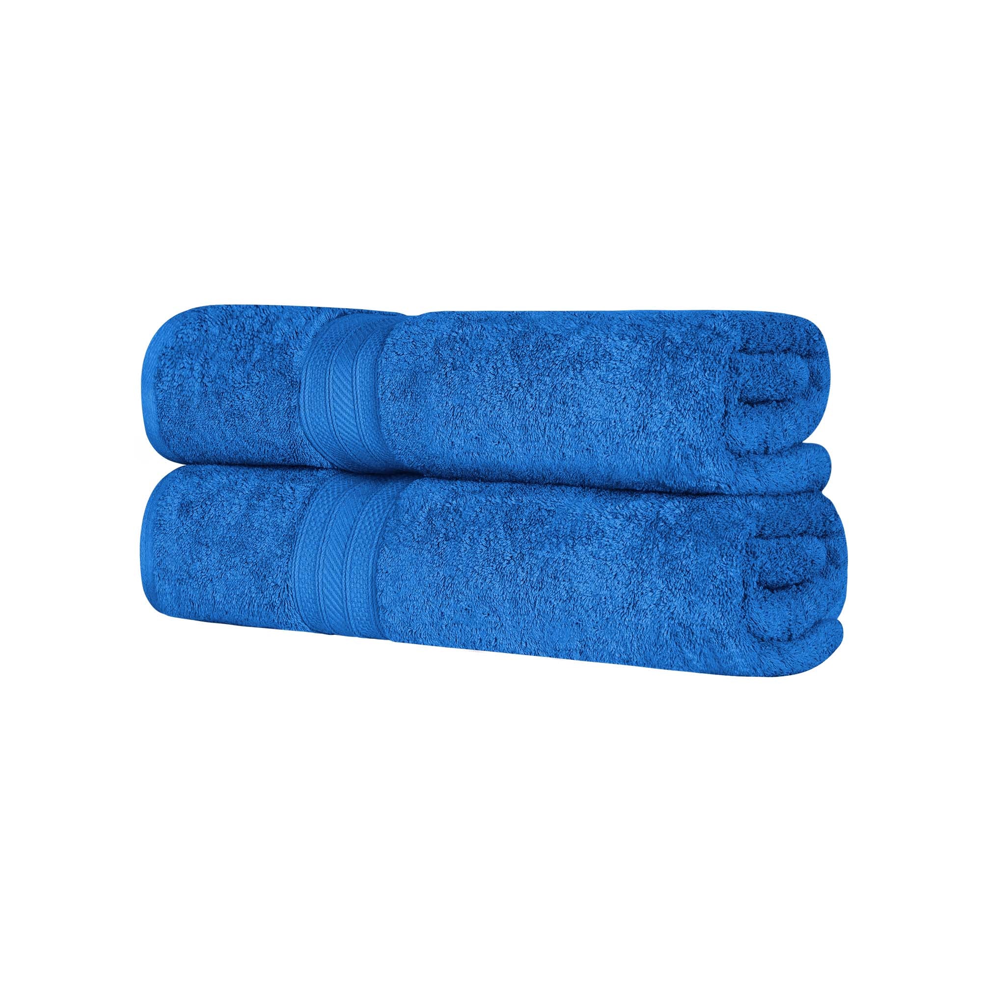 Premium Atlas Cotton Absorbent Heavyweight 2-Piece Bath Sheet Set - Ultra Soft & Quick-Drying for Luxury Spa Experience at Home