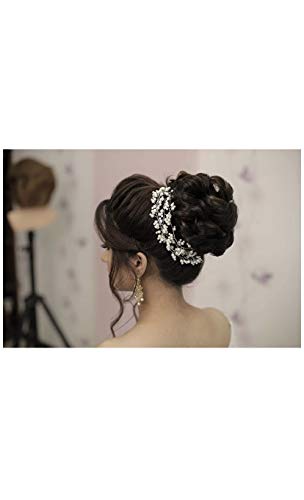 Messy Bun Hair Extension for Women - Natural Brown Hair Piece with Elastic Band | Perfect for Weddings, Bridal Makeup, Festivals & Cosplay | Great for Everyday Hairstyles, Parties and Special Occasions