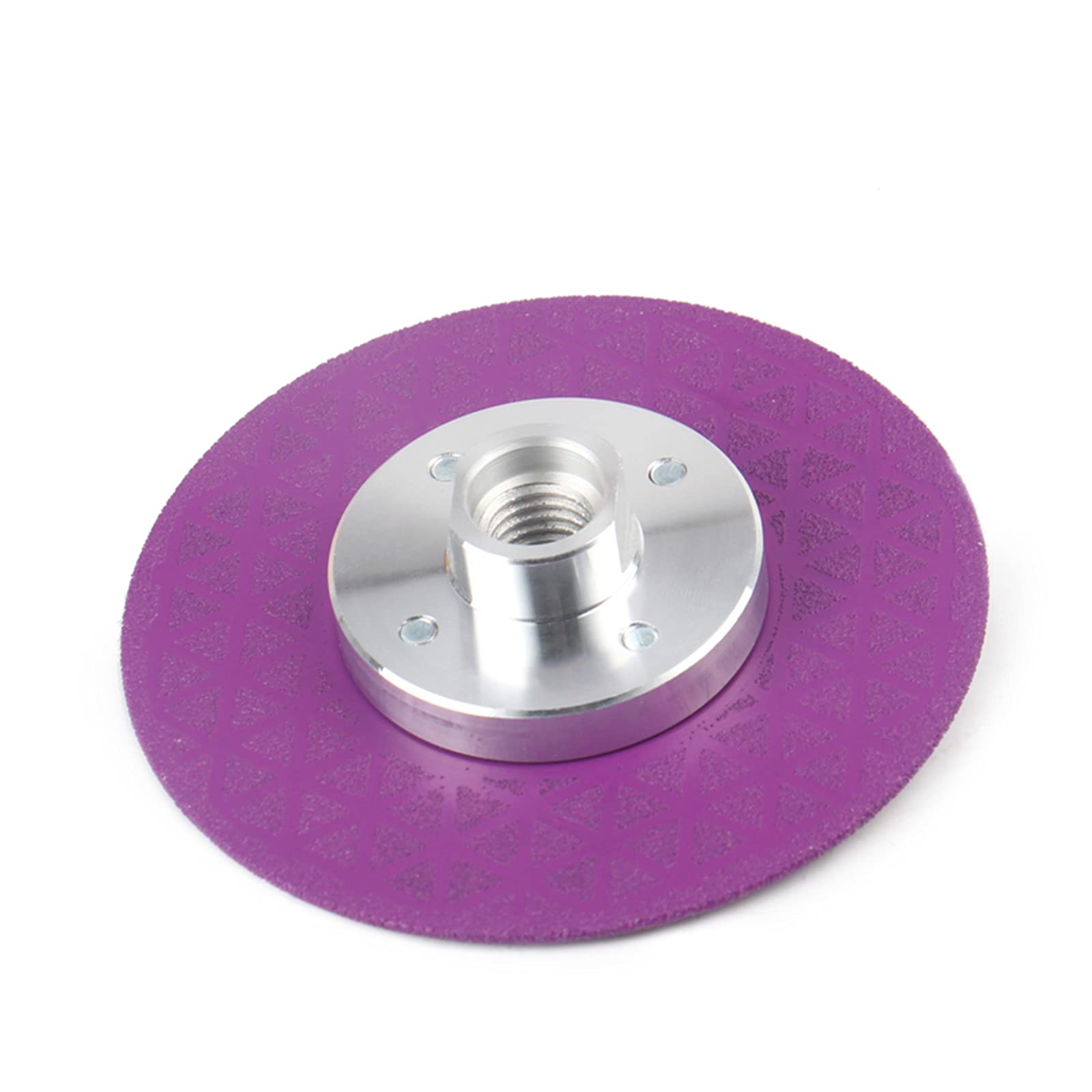 4 Inch/100mm M10 Vacuum Brazed Diamond Grinding Disc - Angle Grinder Cutting Wheel for Marble, Concrete, Ceramic Tile & Quartz (Purple) | Perfect for DIY Home Renovation, Stone Fabrication & Construction Projects