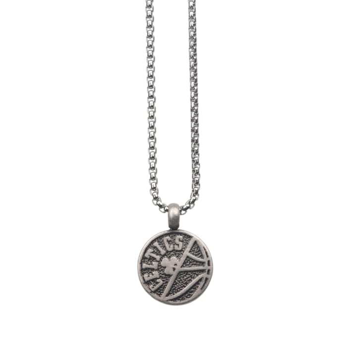 Stainless Steel Basketball Pendant Necklace for Men & Women - Perfect Holiday & Birthday Gift for Basketball Fans - Game Day Jewelry & Sports Fan Accessories