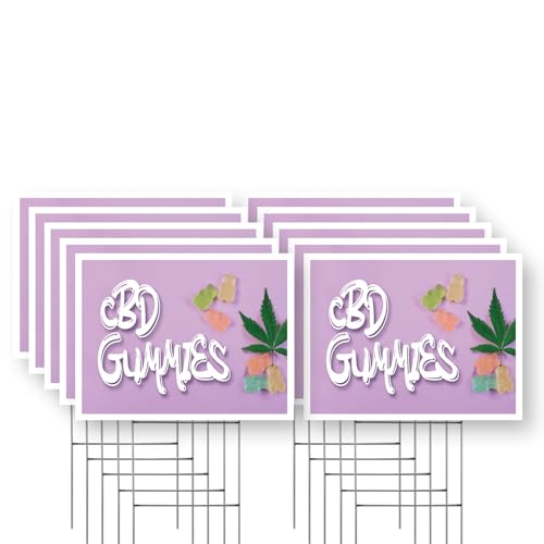 Double-sided Yard Sign - CBD Gummies