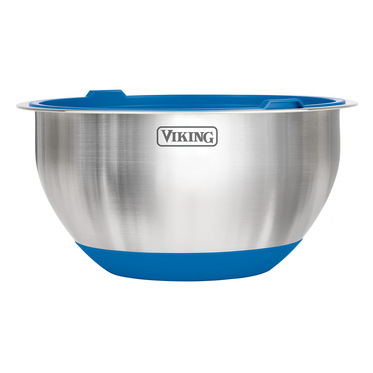 Viking Culinary 10-Piece 304 Stainless Steel Kitchen Utensil Set with Ergonomic Stay-Cool Handles & Mixing Bowls, Non-Slip Silicone Base - Perfect for Baking, Cooking, and Food Prep in Professional & Home Kitchens