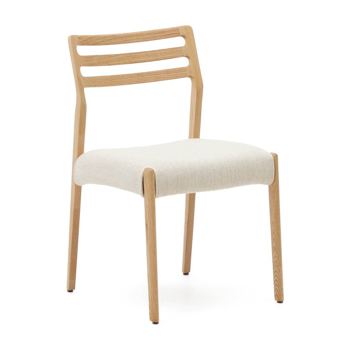 Cudia Modern Dining Chair - Sturdy Wooden Kitchen Chairs with Padded Seat - Comfortable & Stylish for Home, Restaurant, and Office Use