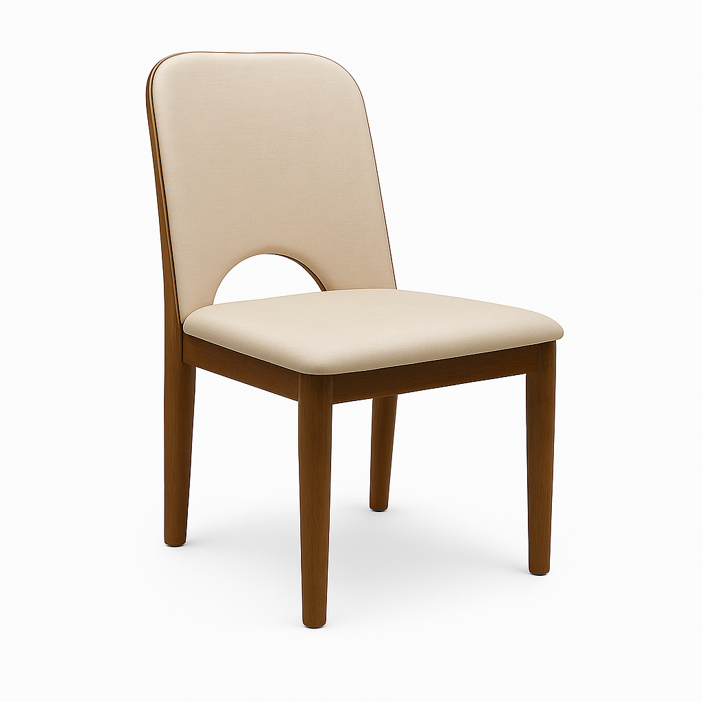 Juna Fabric Dining Chair - Modern Upholstered Seat for Kitchen, Dining Room & Office - Comfortable & Stylish Home Furniture
