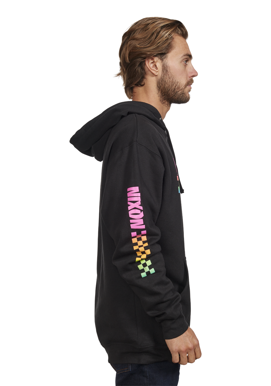 Circuit Hoodie - Black & Multi Color Pullover for Men & Women | Casual Streetwear, Gym & Outdoor Activities