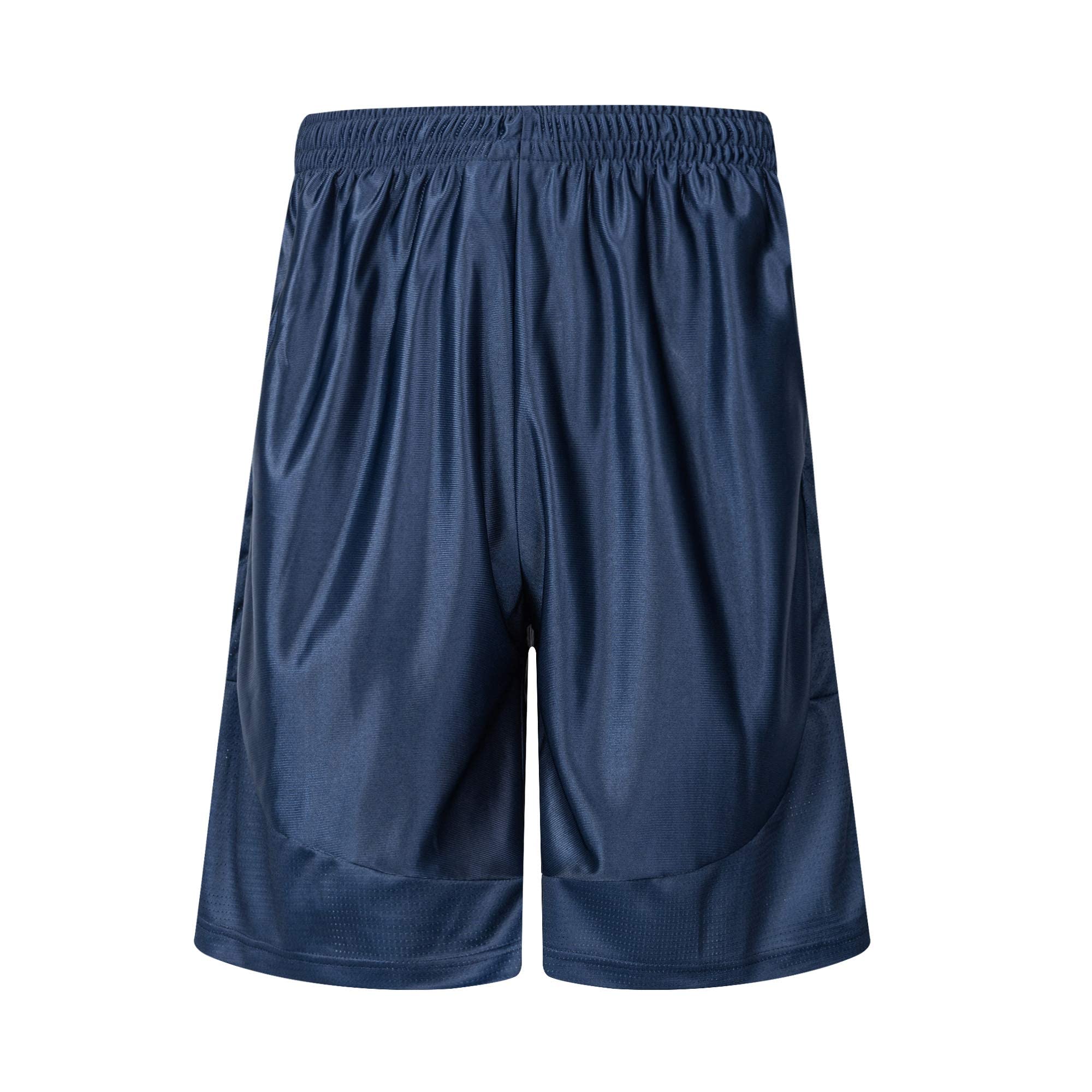 **Men's Basketball Shorts with Deep Pockets - Breathable Running & Gym Training Shorts with Drawstring Waist - Perfect for Sports, Workouts & Casual Wear**