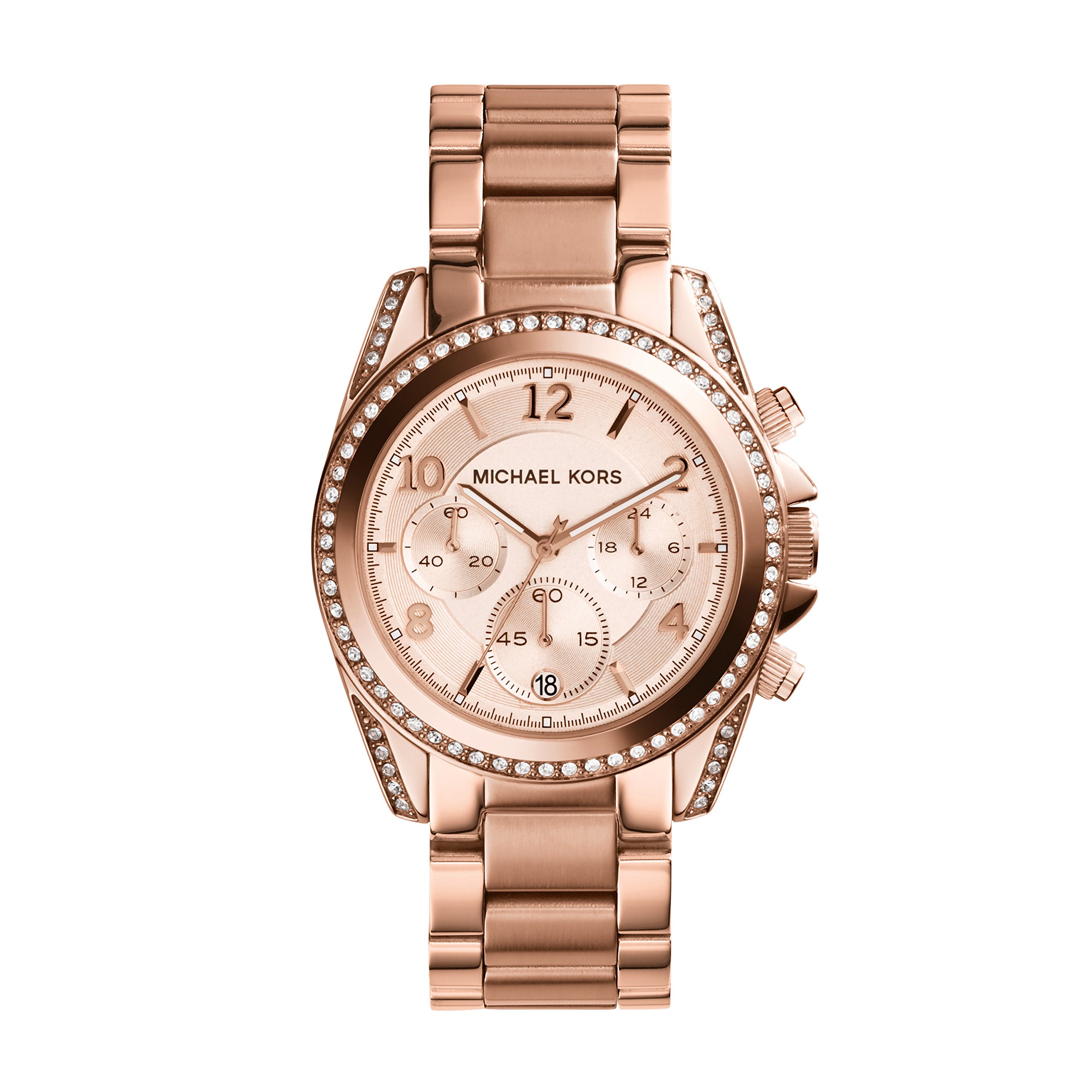 Michael Kors Women's Blair Rose Gold-Tone Stainless Steel Watch MK5263 - Elegant Dress Watch for Women, Perfect for Office, Party & Everyday Wear