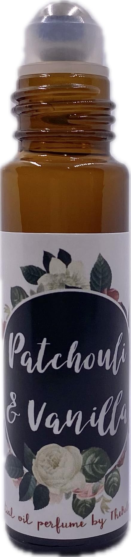 Patchouli and Vanilla Essential Oil Perfume Roll On Cologne 10ml - Warm Vanilla & Exotic Patchouli Scent for Women, Lavish & Seductive Fragrance Gift for Her | Perfect for Date Nights, Romantic Occasions & Daily Wear