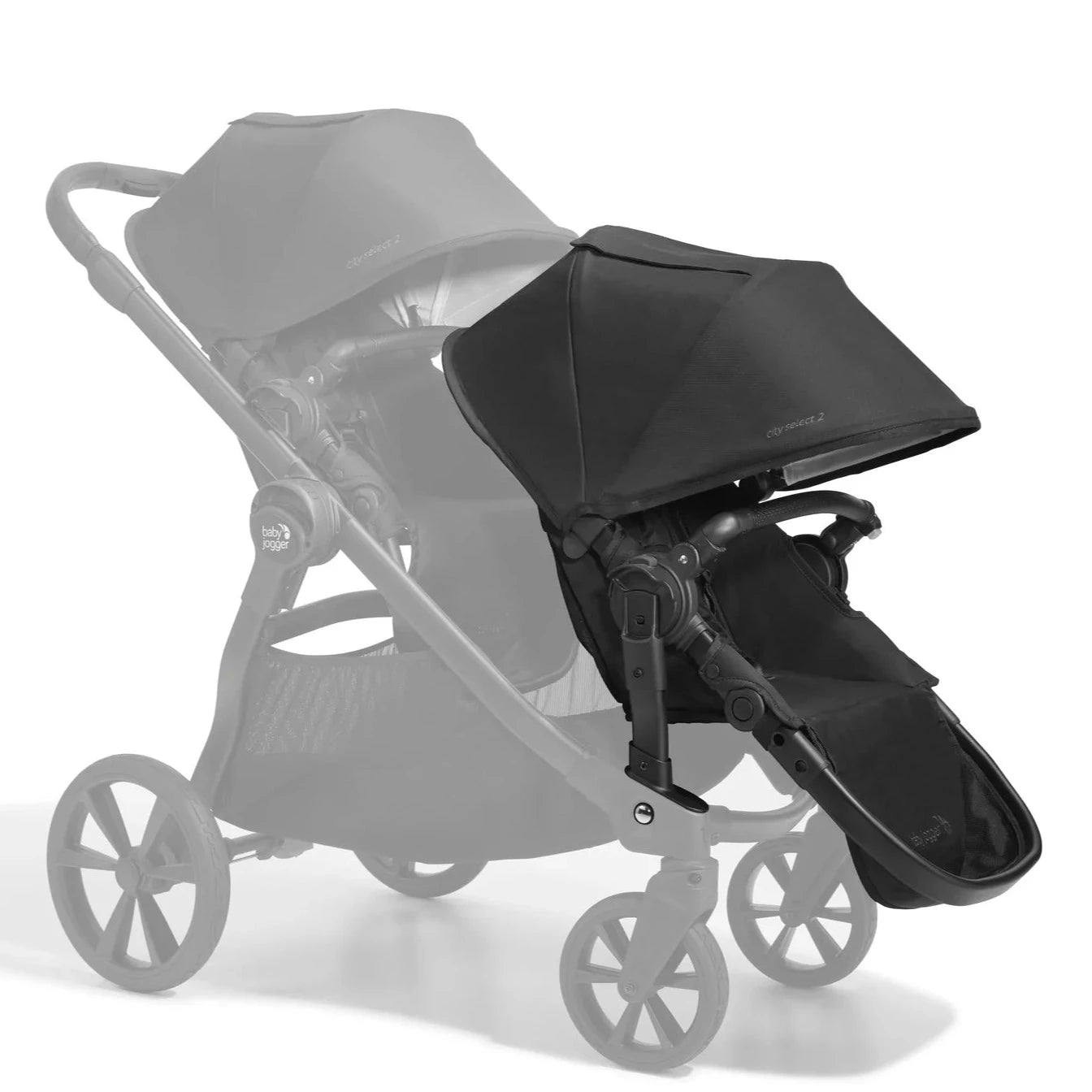 Baby Jogger City Select 2 Second Seat Kit - Extra Stroller Seat for Twins or Siblings - Perfect for Family Outings, Shopping & Travel