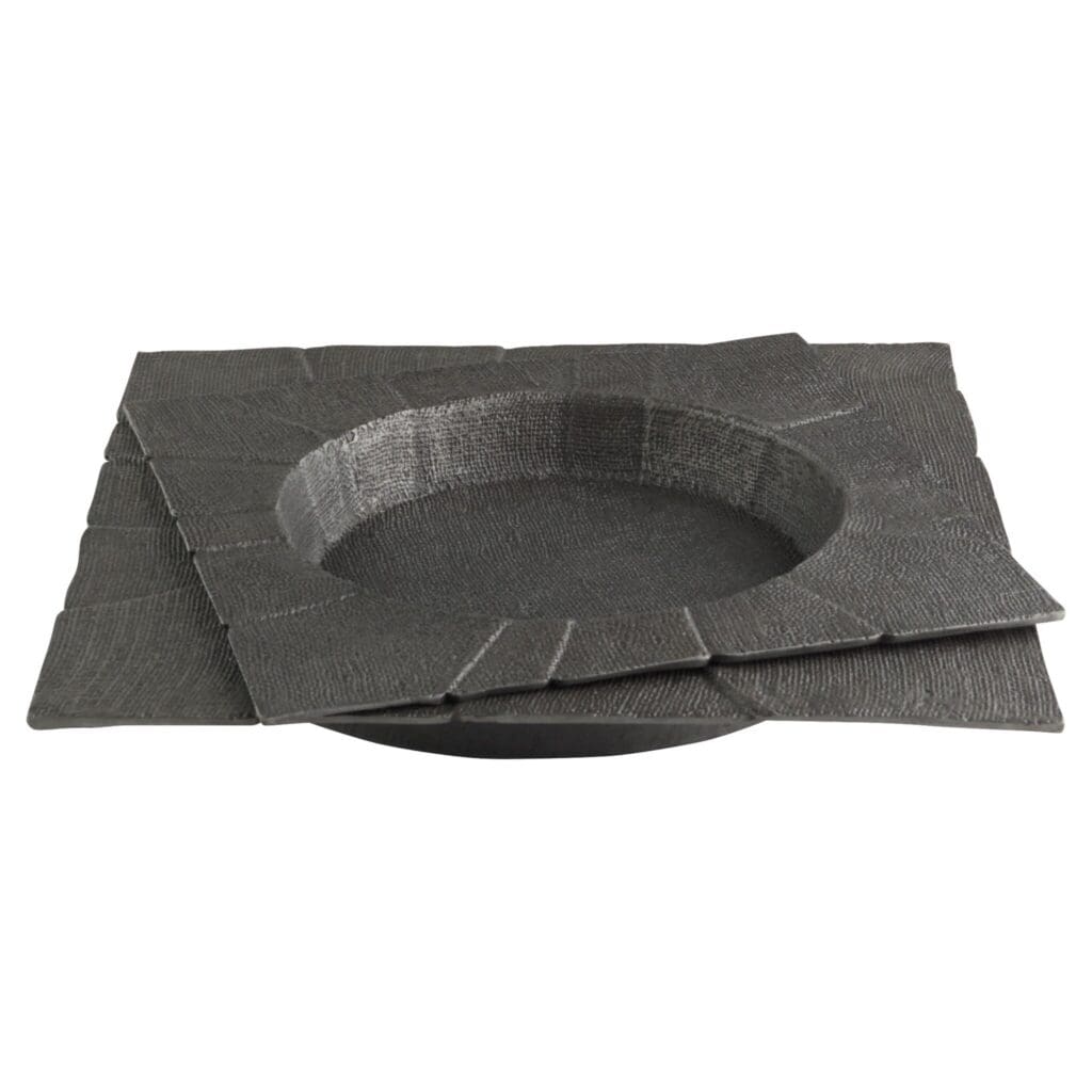 Cyan Design 11658 Baxter Tray - Antique Pewter Small Serving Tray for Coffee, Tea, and Desserts | Elegant Home Decor for Dining Room and Kitchen