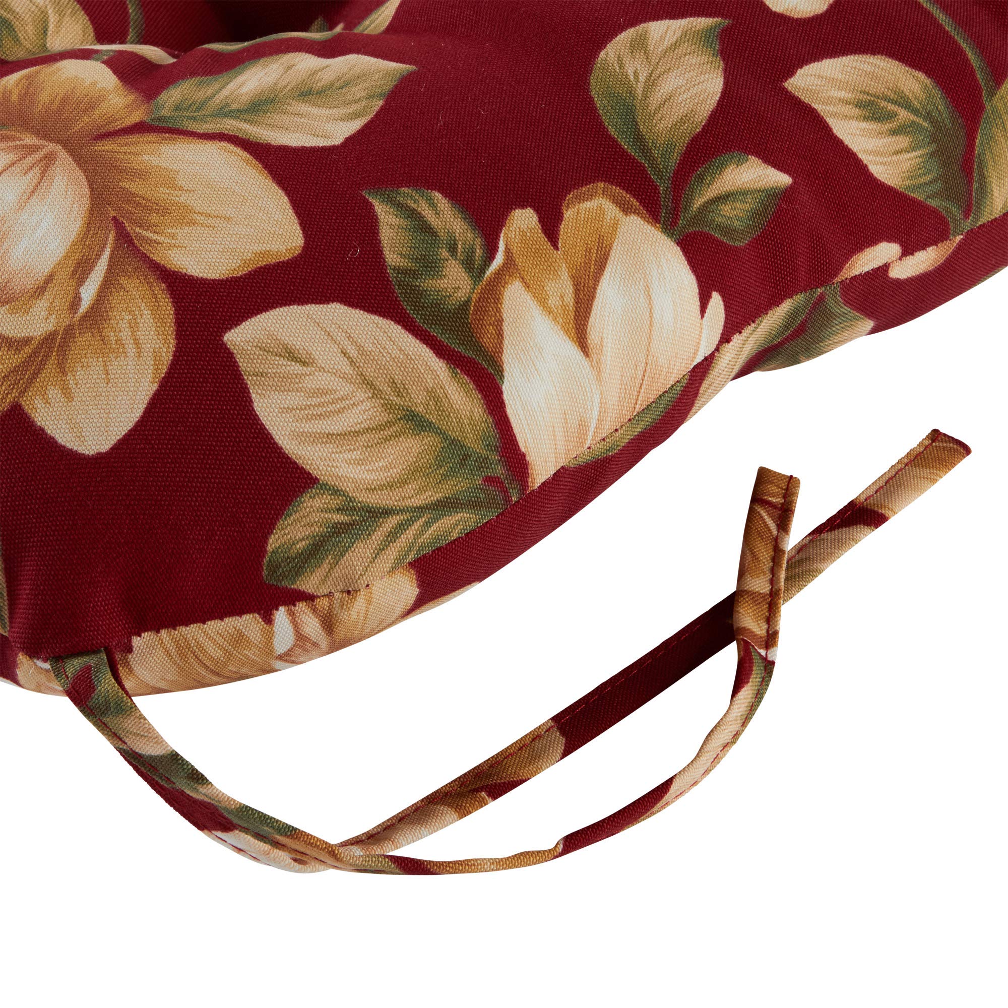 Greendale Home Fashions 38 x 21 Inch Outdoor Chair Cushion with Water-Resistant Fabric - Tuscan Floral Pattern for Patio, Deck, and Poolside Lounge Chairs (Pack of 1)