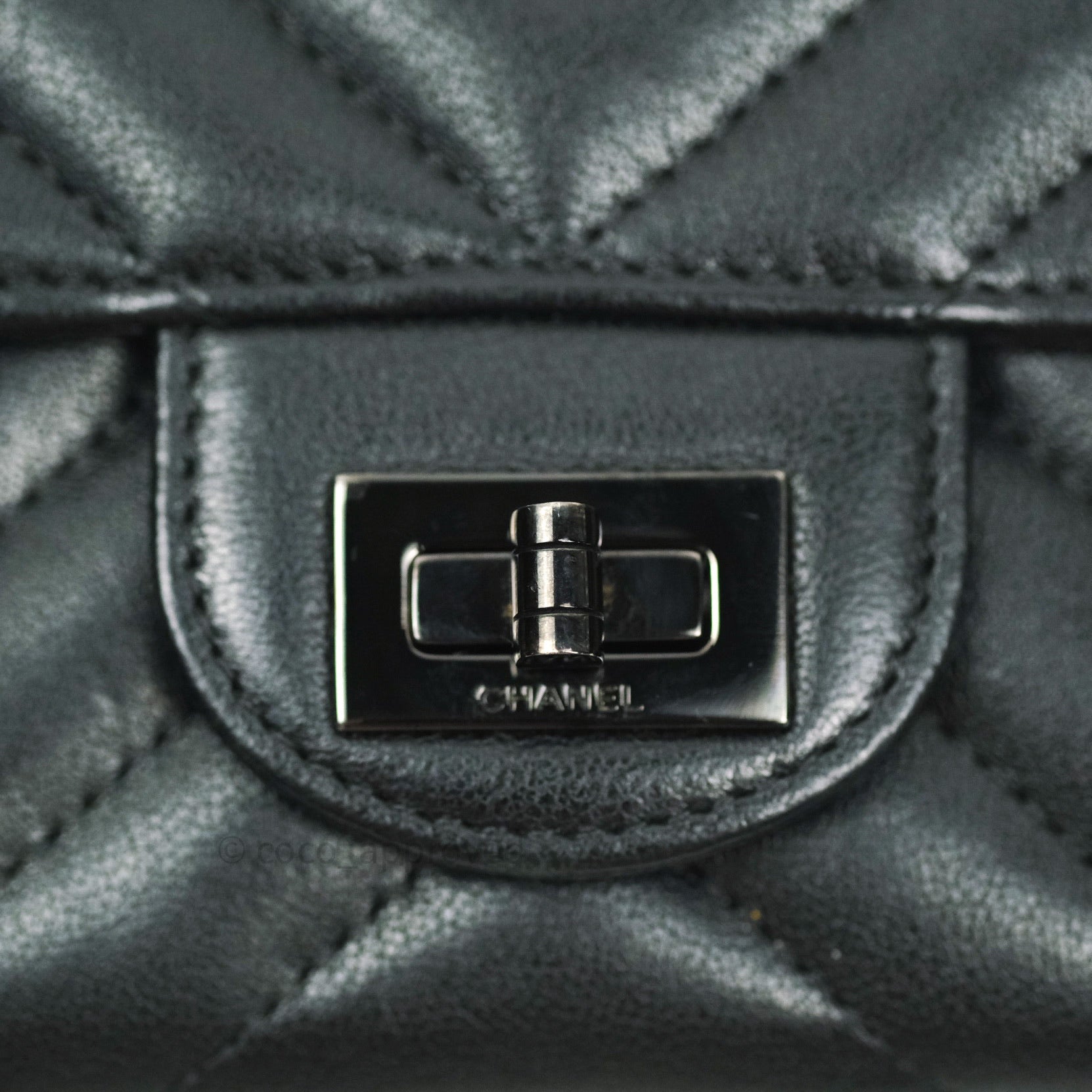 Chanel Chevron Sheepskin Reissue Large Flap Wallet So Black - Luxury Designer Womens Wallet for Everyday Use & Special Occasions