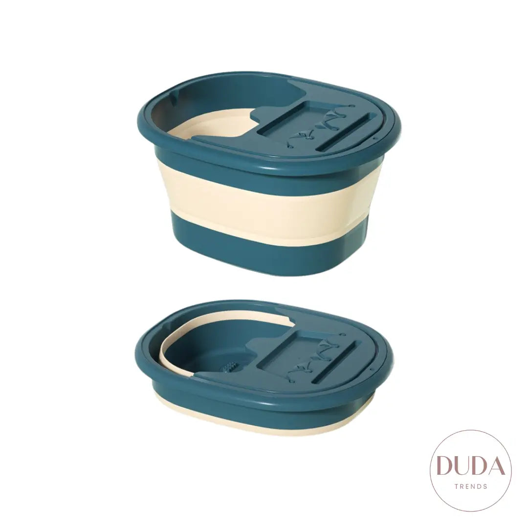 Foldable Foot Soaking Tub - Portable Spa Basin for Relaxation & Pedicure at Home, Travel, or Salon Use