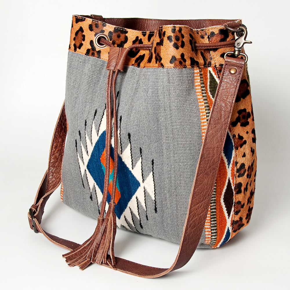 American Darling ADBG574D1 Genuine Leather Western Crossbody Saddle Bag for Women - Stylish Cowgirl Purse for Rodeo, Festival & Everyday Use