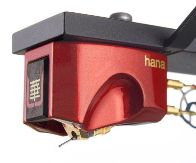 Hana Umami Red Moving Coil Phono Cartridge - 0.4mV Output - High-Fidelity Vinyl Record Player Stylus for Audiophile Turntables - Perfect for Home Music Listening & DJ Mixing