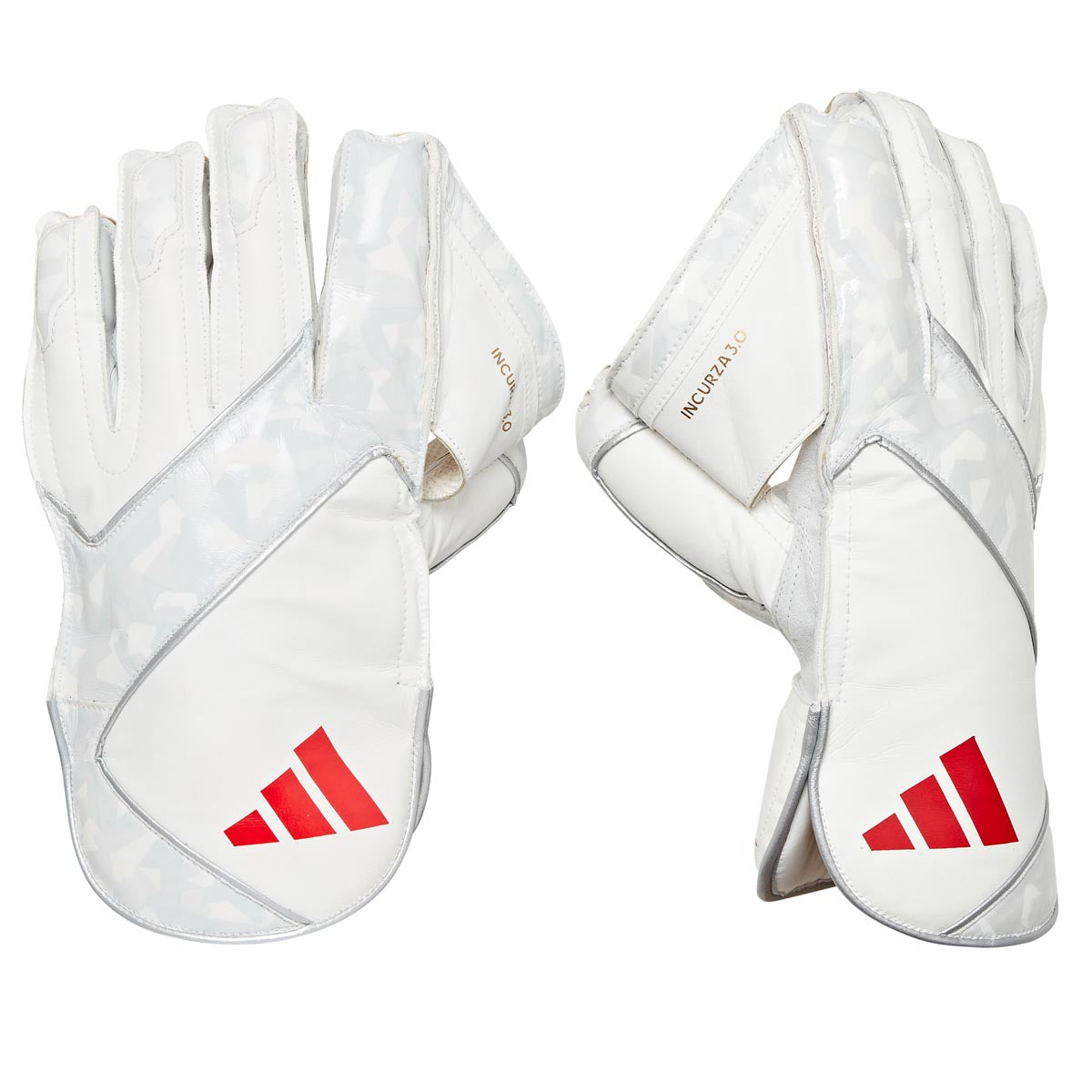 Adidas Incurza 3.0 Cricket Wicketkeeping Gloves - Premium Leather, Enhanced Grip for Wicketkeepers - Perfect for Professional Matches & Training Sessions
