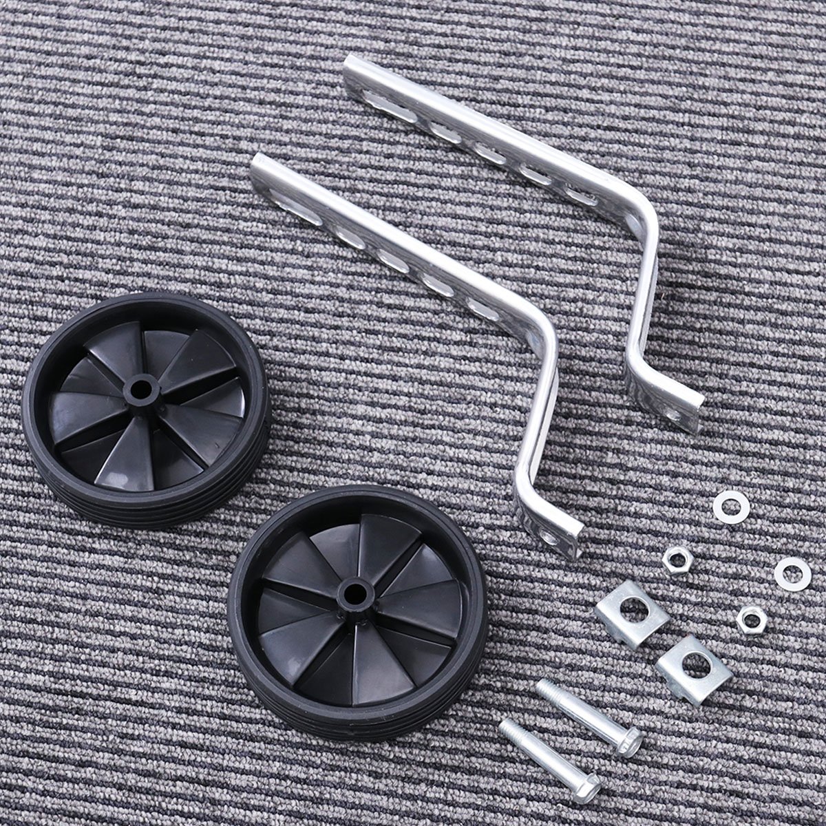 Kids Bike Training Wheels - Adjustable Stabilizers for Children's Bicycles | Perfect for Learning to Ride, Balance Training & Outdoor Play