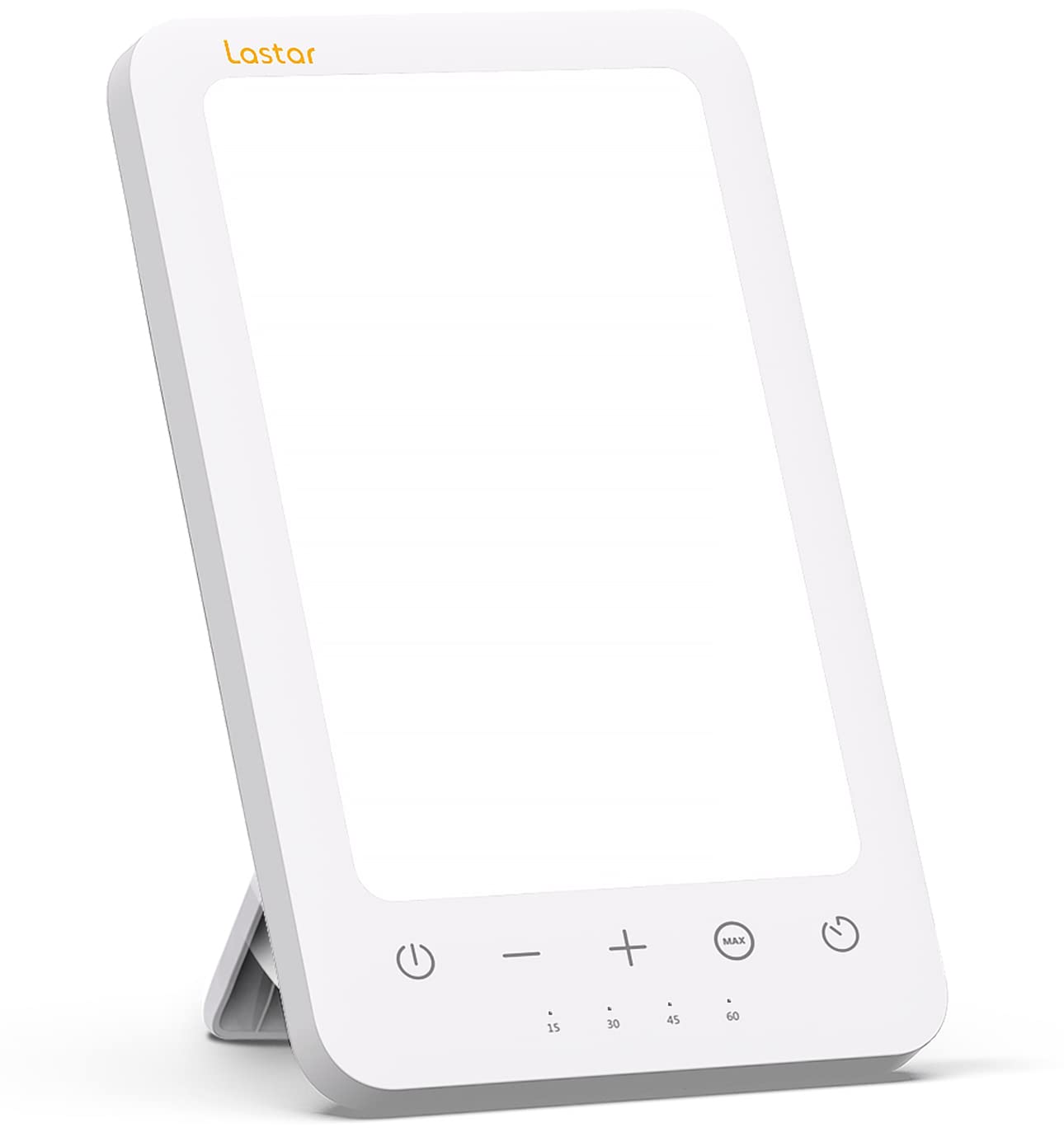 LASTAR 10000 Lux Light Therapy Lamp - UV-Free Sun Lamp with 5 Brightness Levels & 4 Timer Functions, Wall Mountable for Seasonal Affective Disorder (SAD) Support - Perfect for Home, Office, and Winter Blues Relief