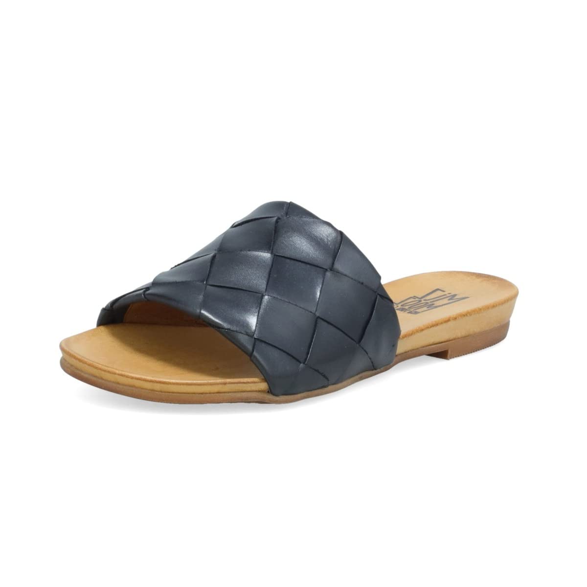 Miz Mooz Augustine Women's Comfort Slides - Soft Leather Sandals for Casual Wear, Beach, Poolside & Summer Outfits