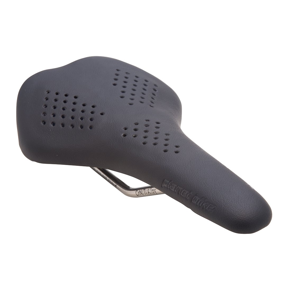Planet Bike Pro Saddle Bike Seat for Men - Comfortable Cycling Seat with Shock Absorption, Black | Perfect for Road Bikes, Mountain Bikes & Commuting