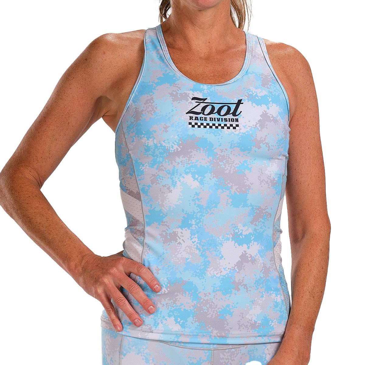 Zoot Women's LTD Racerback Triathlon Tank Top - Breathable Workout Shirt with Built-in Bra & Pockets for Running, Cycling, Gym & Yoga | Quick-Dry Athletic Performance Top