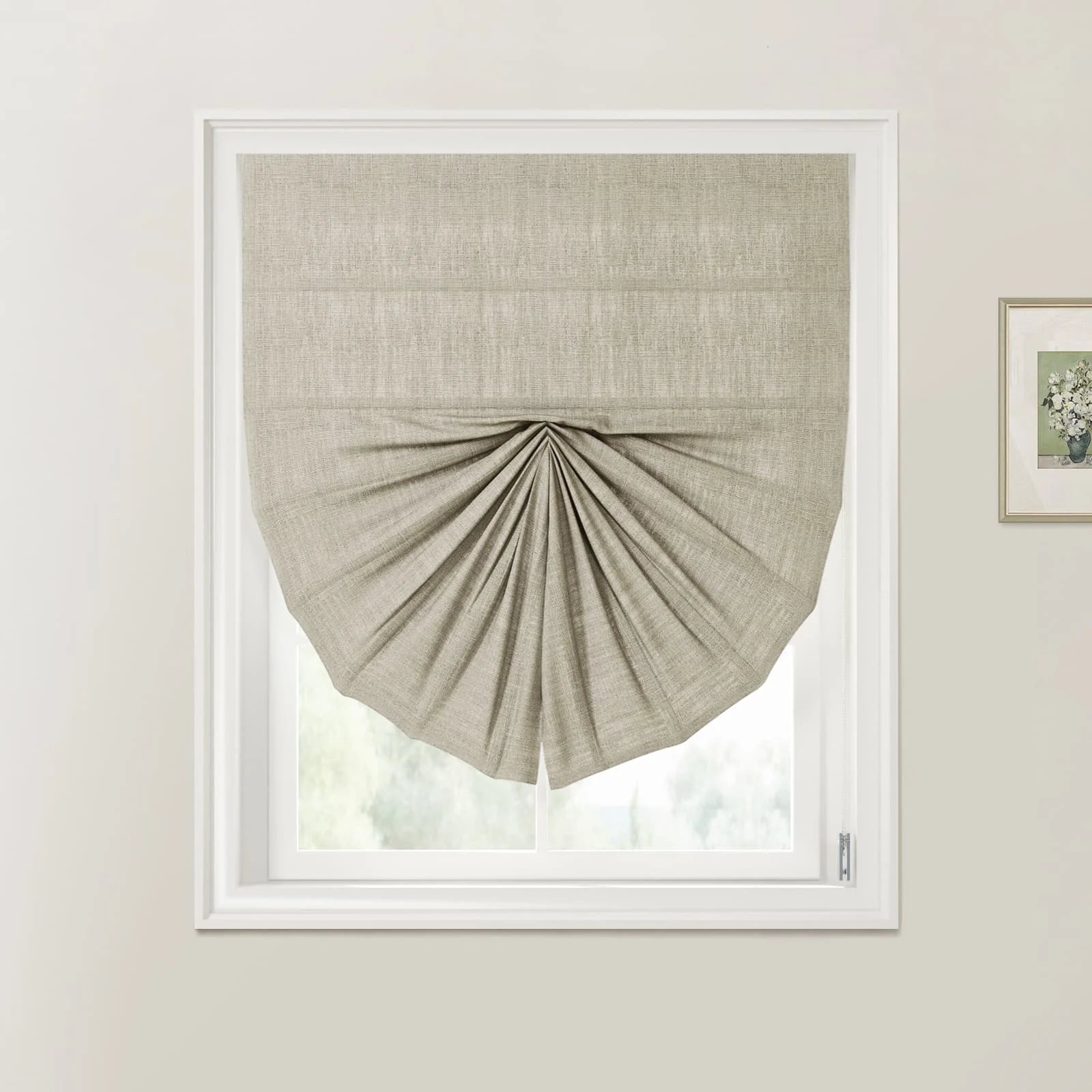 Custom Roman Shades with Cord Lift - Blackout Window Blinds for Bedroom & Living Room - Elegant Home Decor & Light Control Solution