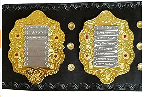 Authentic Replica IWGP Heavyweight Championship Belt - Adult Size with Metal Plates - Perfect for Wrestling Fans, Cosplay, and Collectors