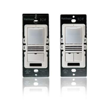 Wattstopper LMDW-101-W Wall Mount Occupancy Sensor Switch - Energy Saving Motion Detector for Home & Office Lighting Control