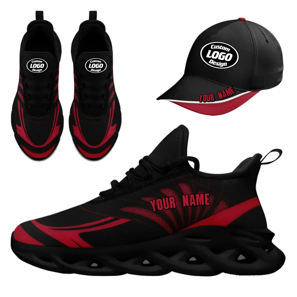 Custom Maxsoul Sneaker & Hat Set - Personalized Athletic Shoes & Apparel Combo for Gifts, Brand Promotion, Fan Festivals & Events | Perfect for Sports Enthusiasts, Streetwear Fashion & Corporate Giveaways