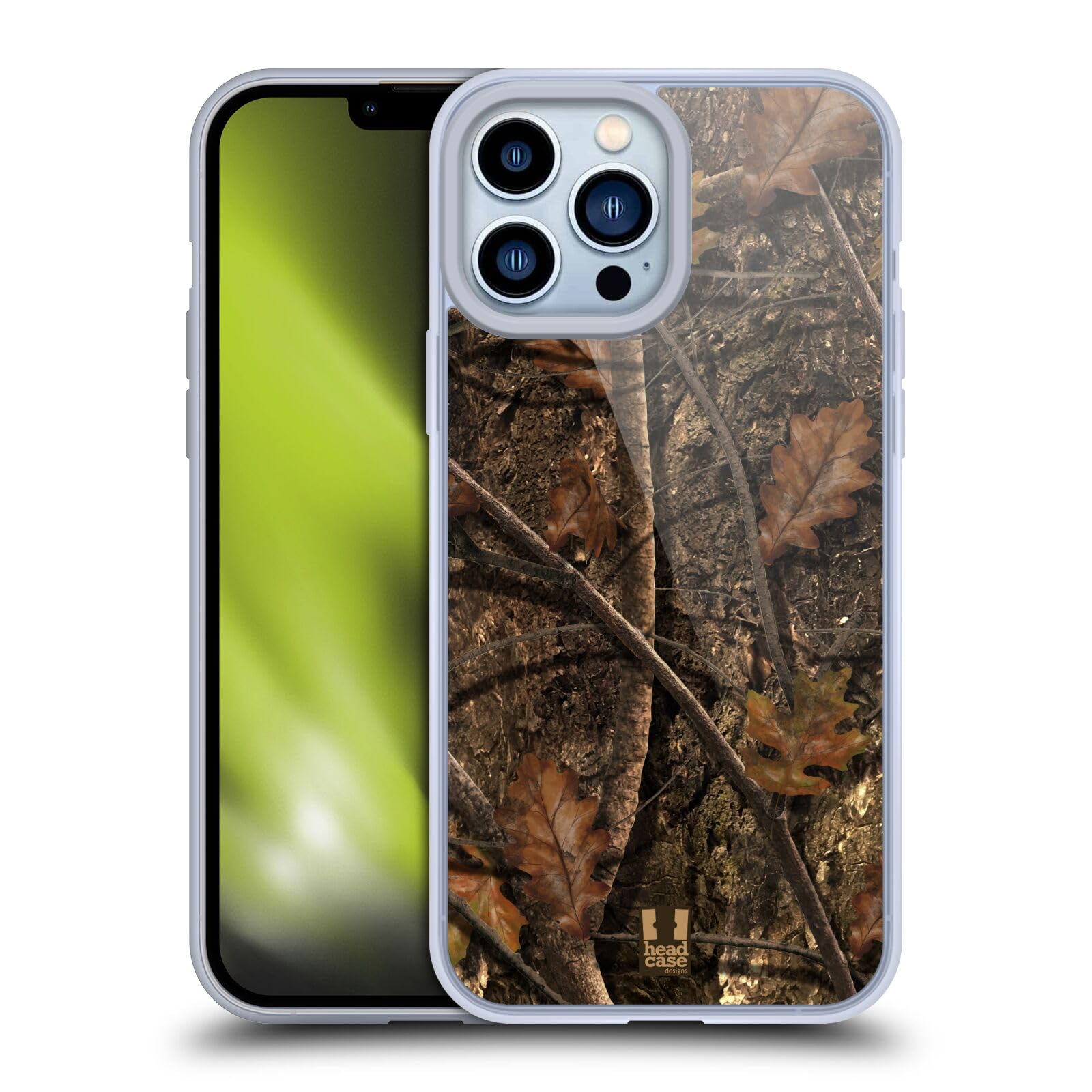 Fall Deer Hunt Camouflage Hunting Soft Gel Case for Apple iPhone 13 Pro Max - Durable Protective Cover for Outdoor Adventures & Hunting Trips