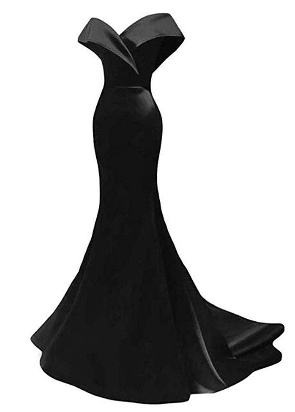 LY Women's Mermaid Prom Dress - Off Shoulder Bridesmaid Evening Gown for Formal Parties, Weddings & Special Occasions