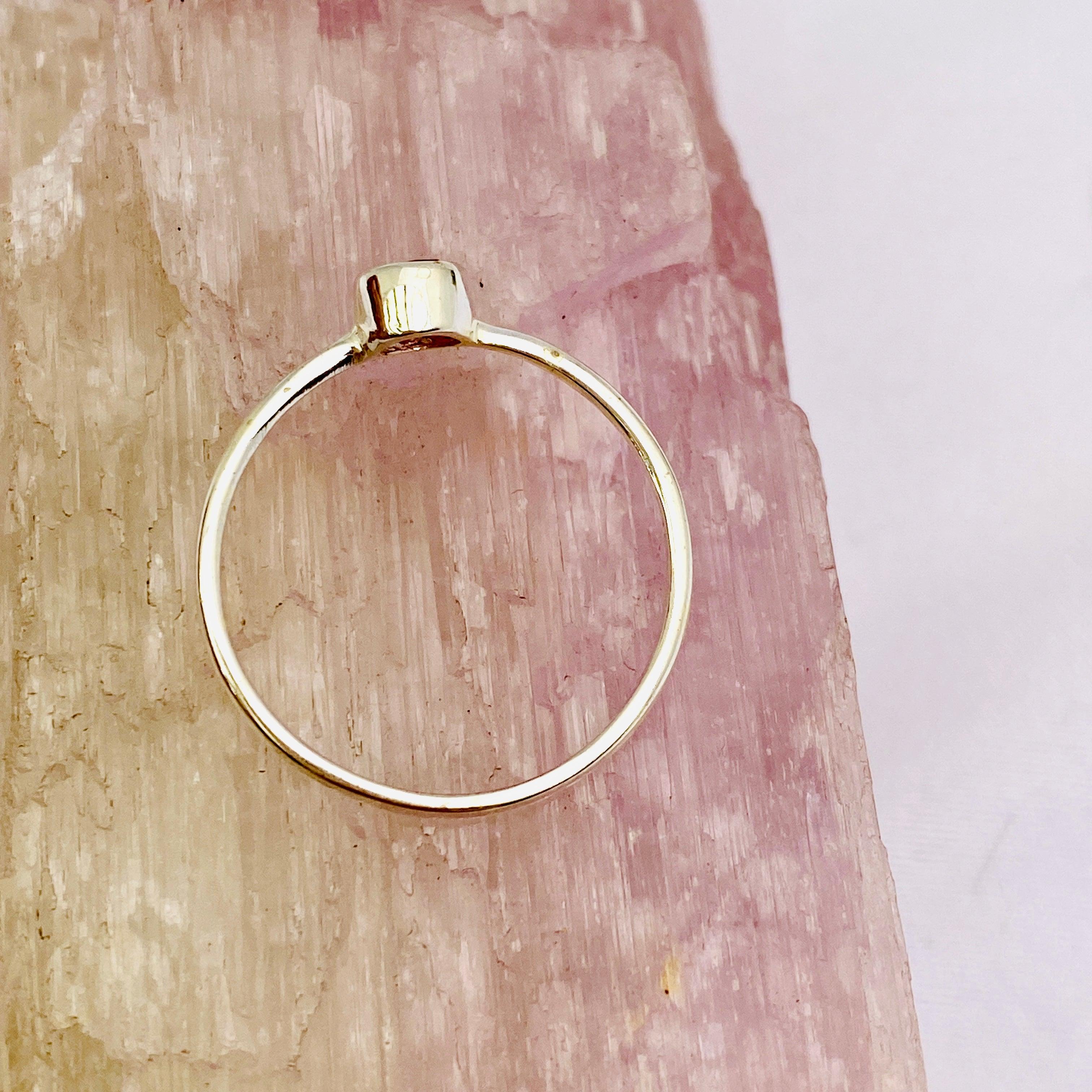 Ruby Round Faceted Fine Band Ring R3754 RU - Elegant Jewelry for Women, Perfect for Weddings, Anniversaries & Special Occasions
