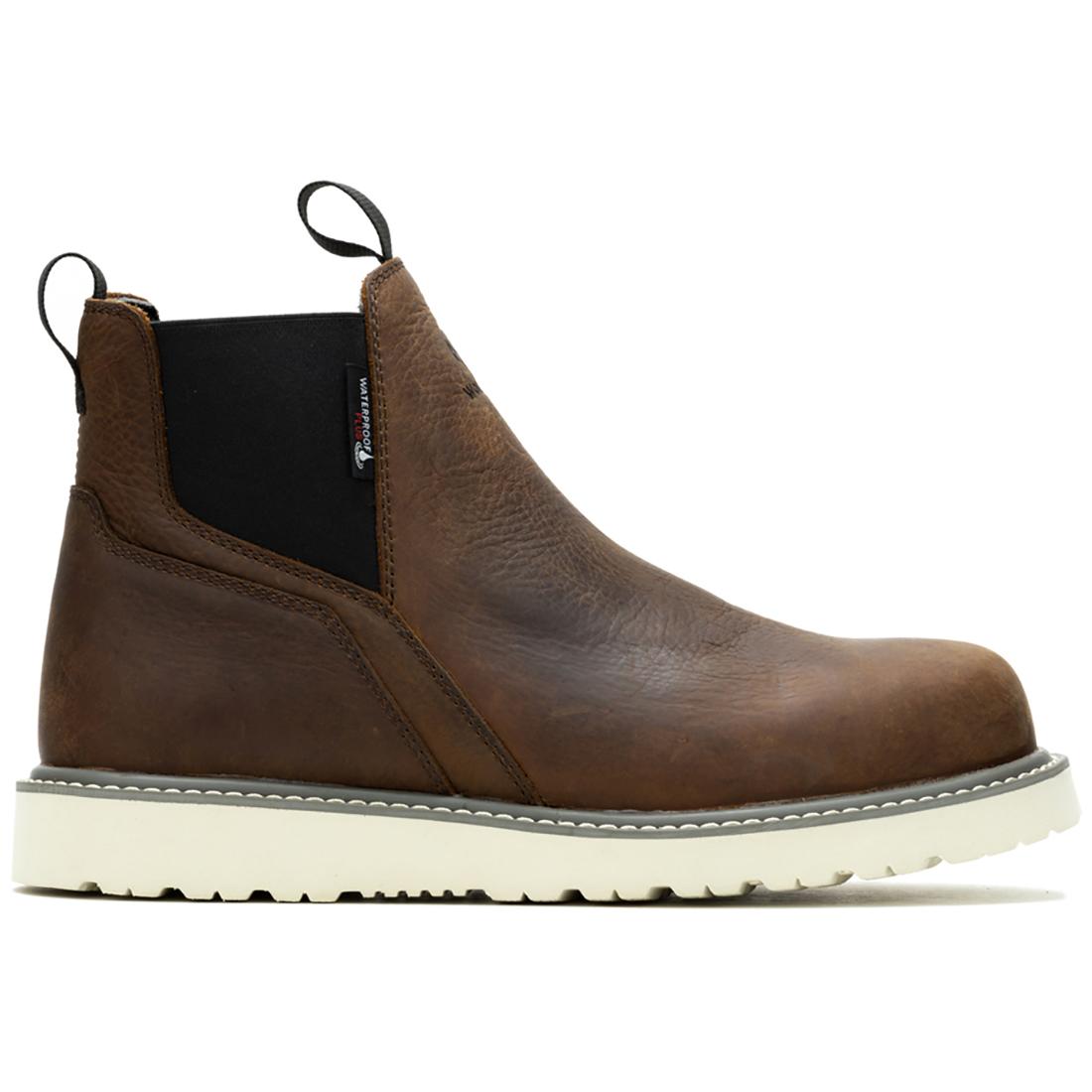**Waterproof Steel Toe Romeo Work Boots for Men - Slip-Resistant & Comfortable for Construction, Warehouse & Outdoor Jobs**