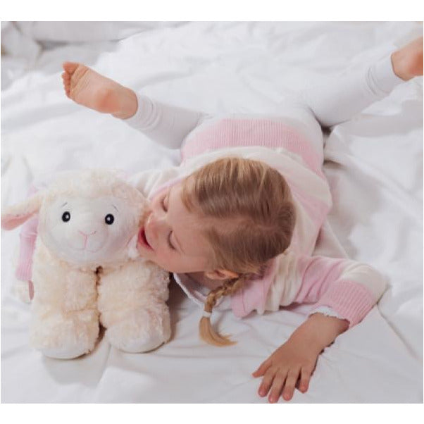 1.8L Eco-Friendly Hot Water Bottle with Soft Plush Sheep Cover - Rubber-Free, BPA-Free for Pain Relief, Warmth & Comfort - Perfect for Cold Nights, Period Cramps, Back Pain & Cozy Relaxation