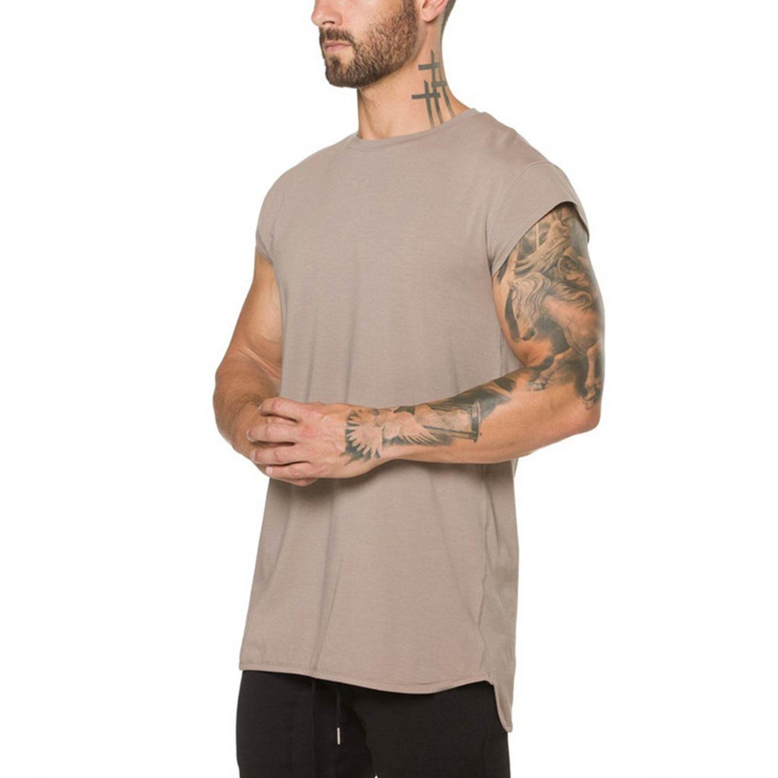 Men's Compression Muscle T-Shirt - Workout Shirt, Athletic Baselayer Top, Short Sleeve Shapewear for Gym, Running & Sports Performance