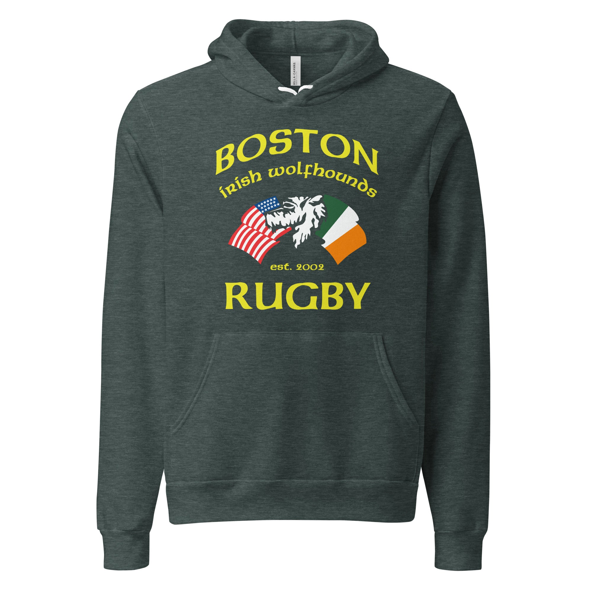 Boston Irish Wolfhounds YRFC Social Hoodie - Cozy Pullover Sweatshirt for Men & Women - Perfect for Game Day, Tailgating & Casual Wear