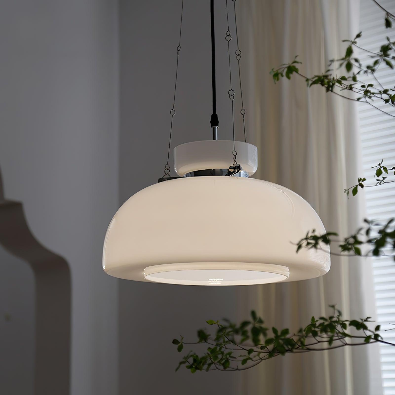 Modern Mack Pendant Light - Industrial Style Hanging Ceiling Lamp for Kitchen Island, Dining Room & Bedroom - Adjustable Height & Vintage Edison Bulb Compatibility
