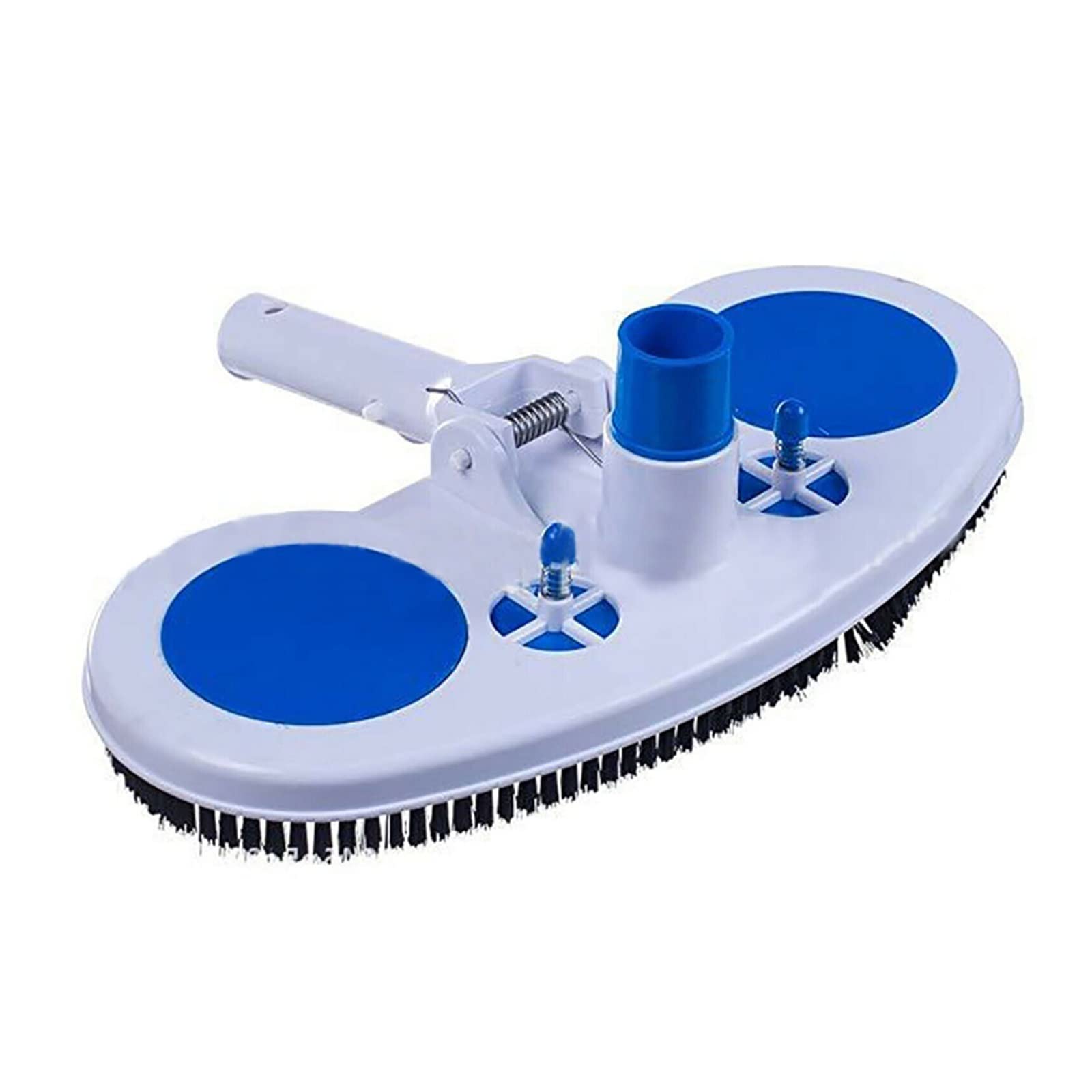 1PCS Heavy-Duty Floor Brush - Swimming Pool & Spa Cleaning Tool with Powerful Suction Vacuum Head - Ideal for Pool Tiles, Concrete Floors & Outdoor Cleaning